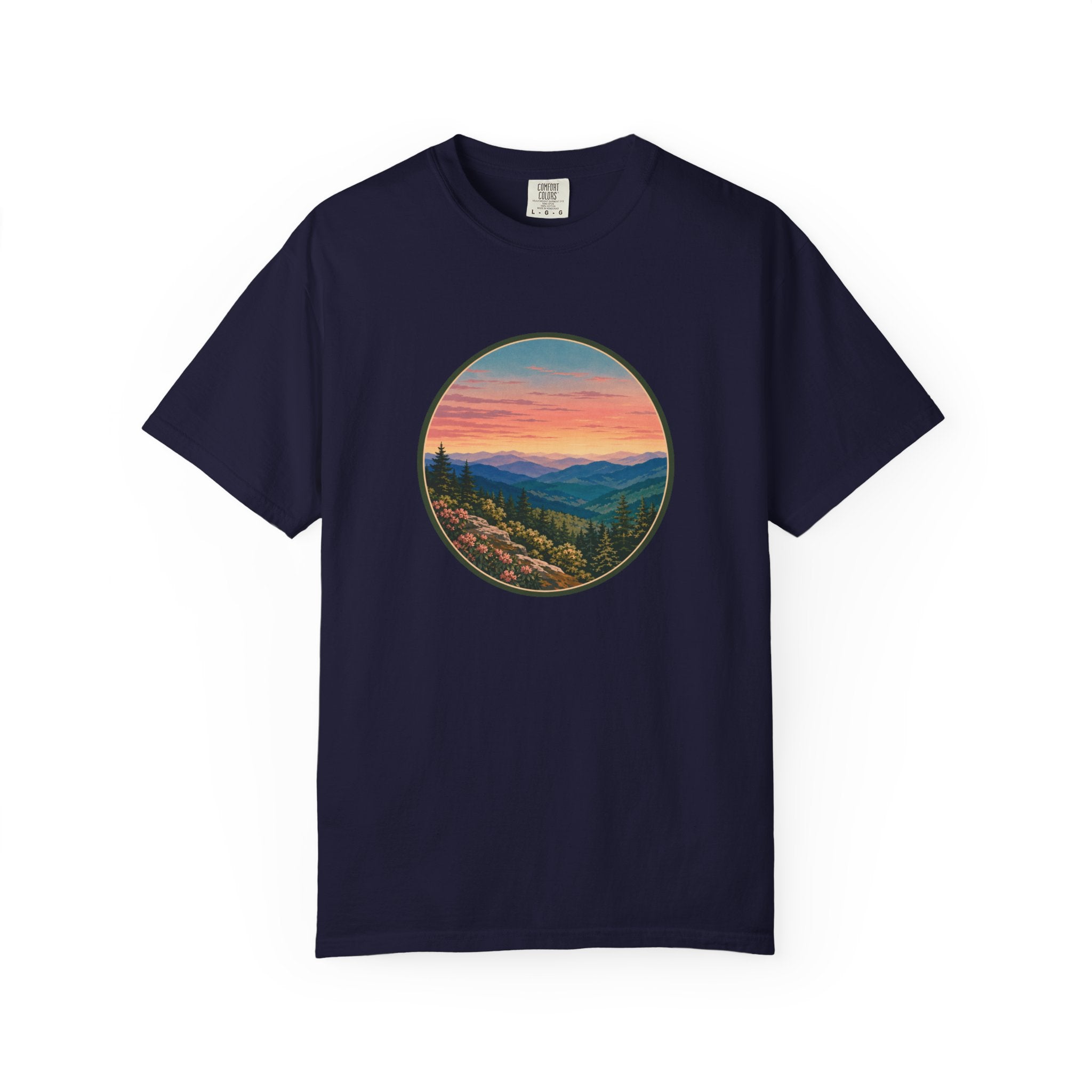 Sunset Mountain Landscape T-Shirt