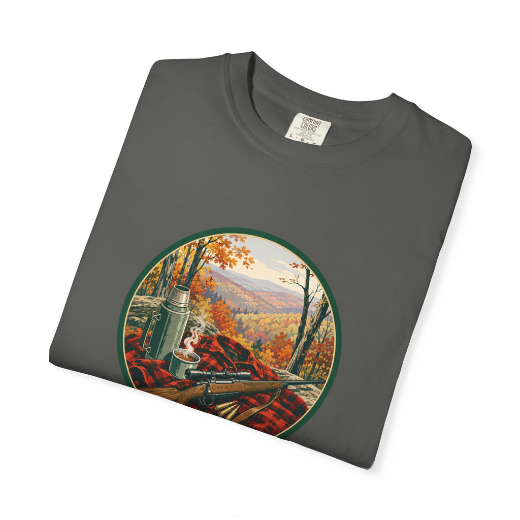 Autumn Hunt Scenic T-Shirt — Vintage Mountain Fall Landscape Tee