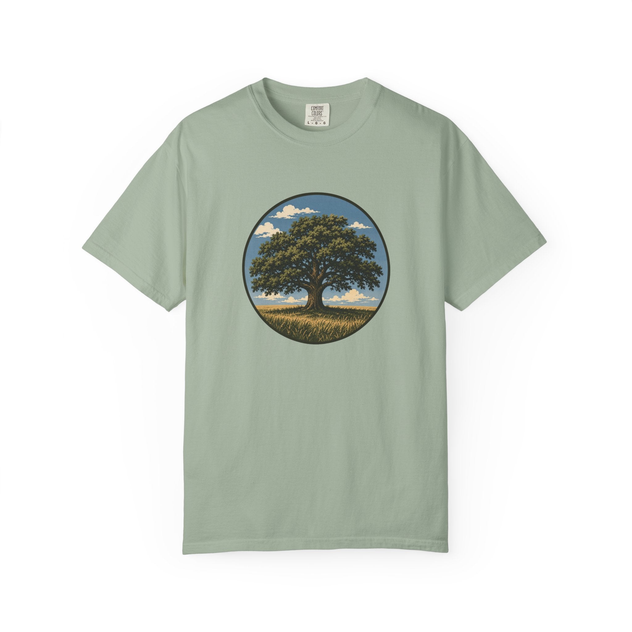 Tree of Life T-Shirt — Vintage Oak Landscape Graphic Tee