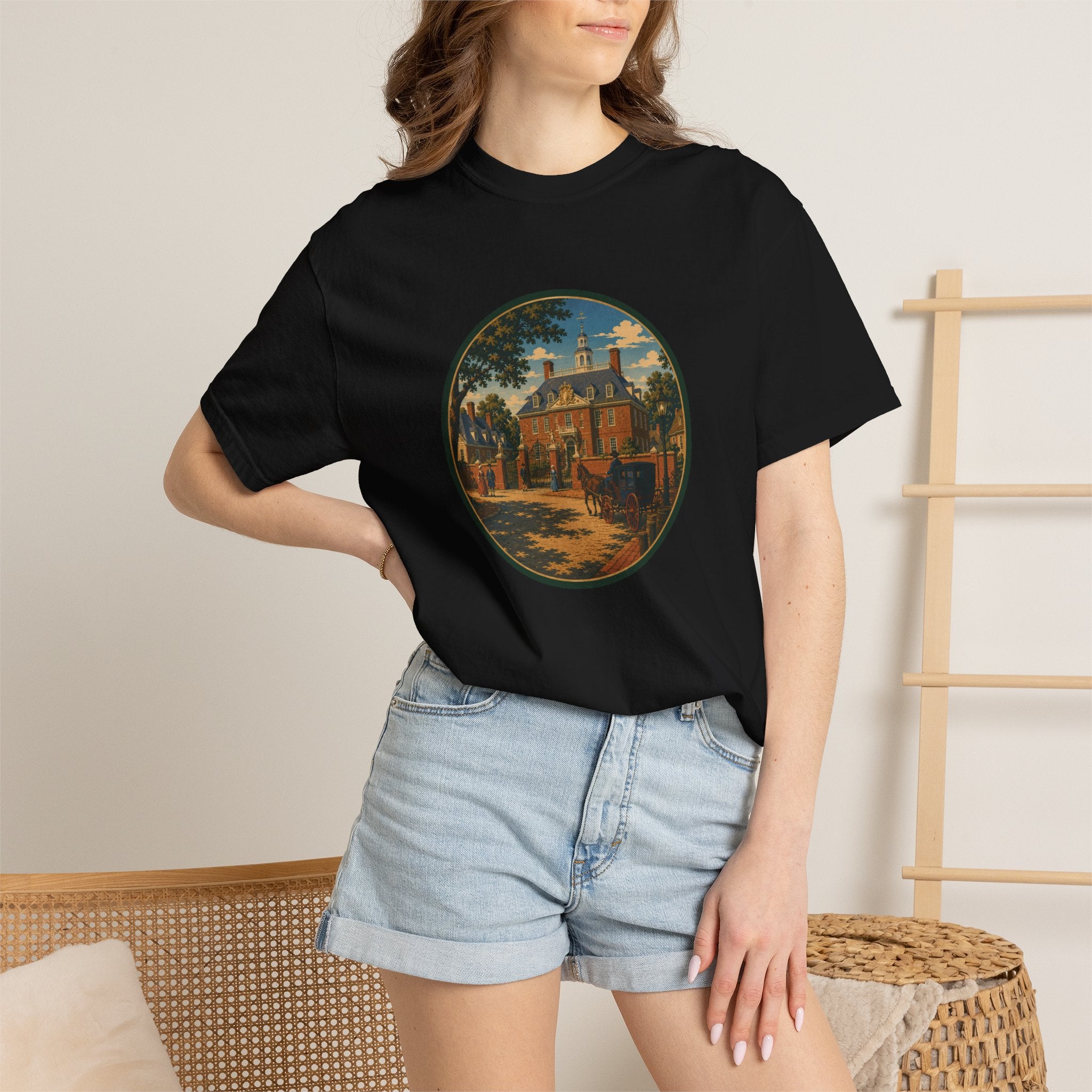 Historic Estate Circle T-Shirt — Colonial Landmark Tee