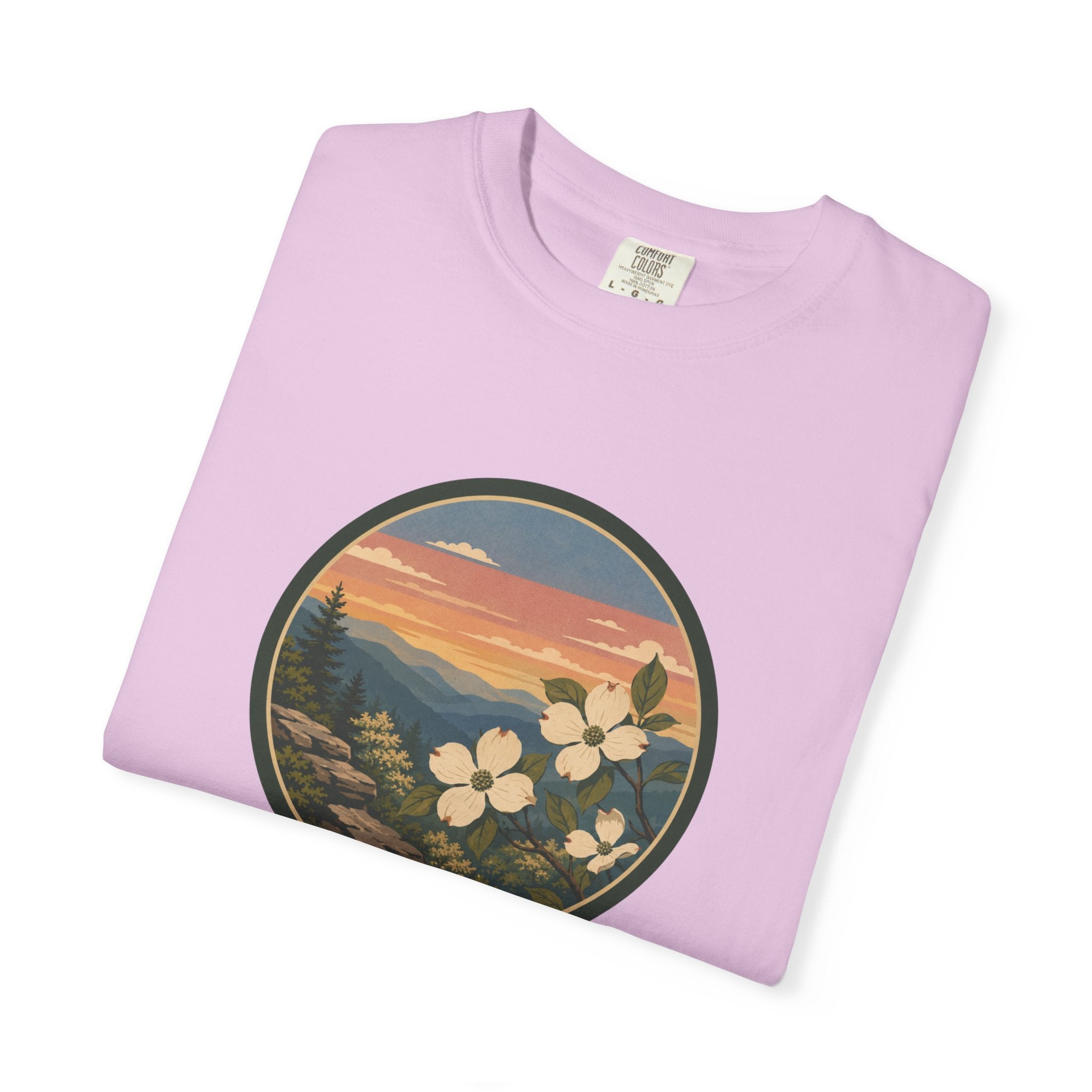 Scenic Dogwood Bloom Sunset T-Shirt