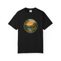 Nature Sunset River T-Shirt — Vintage Mountain Cabin Scenic Tee