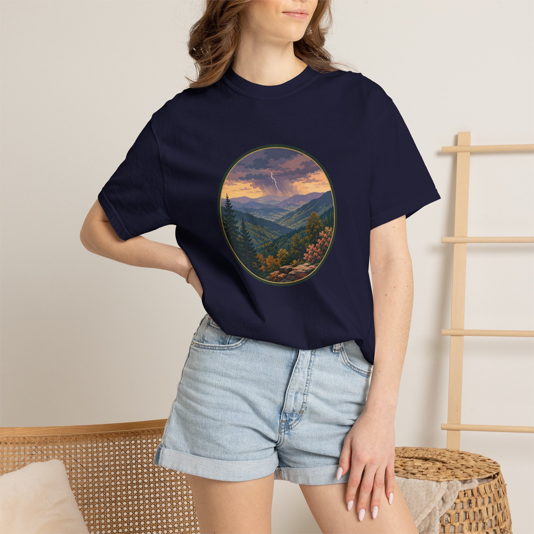 Scenic Blue Ridge Mountain Thunderstorm T-Shirt