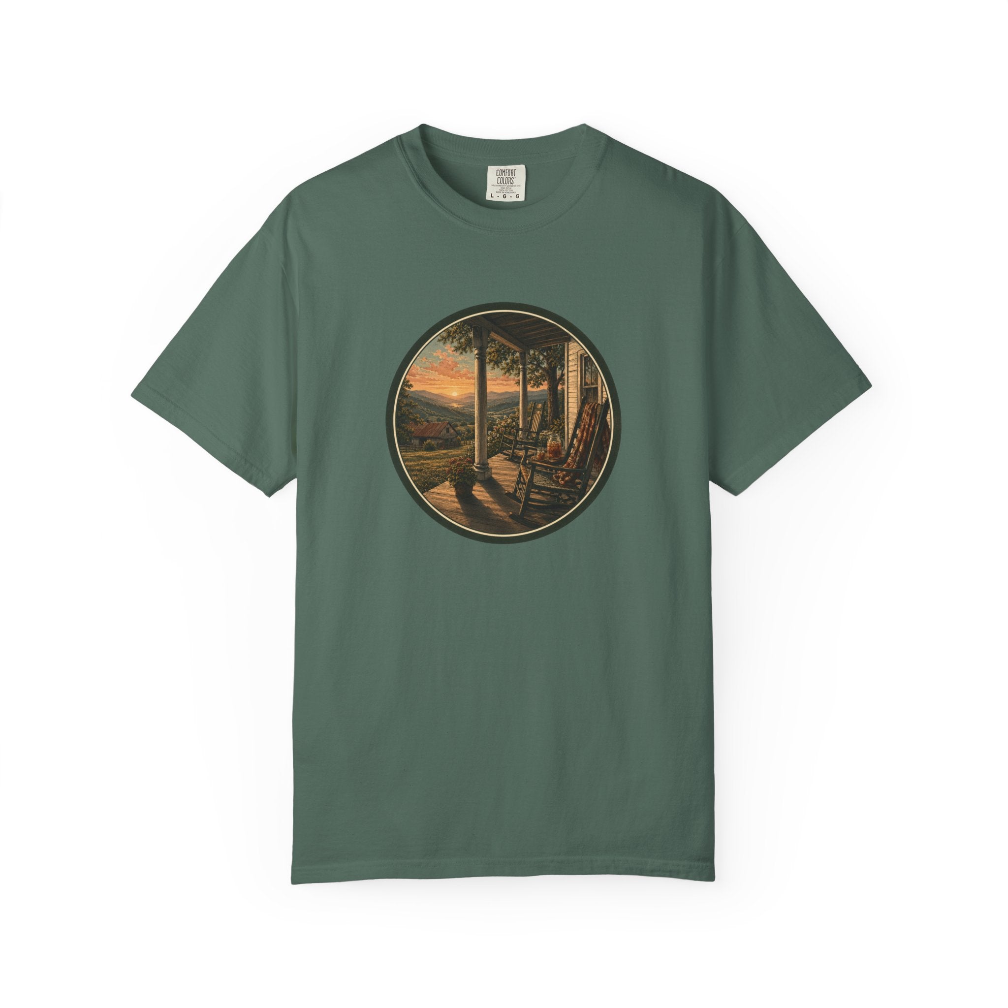 Scenic Porch Sunset T-Shirt