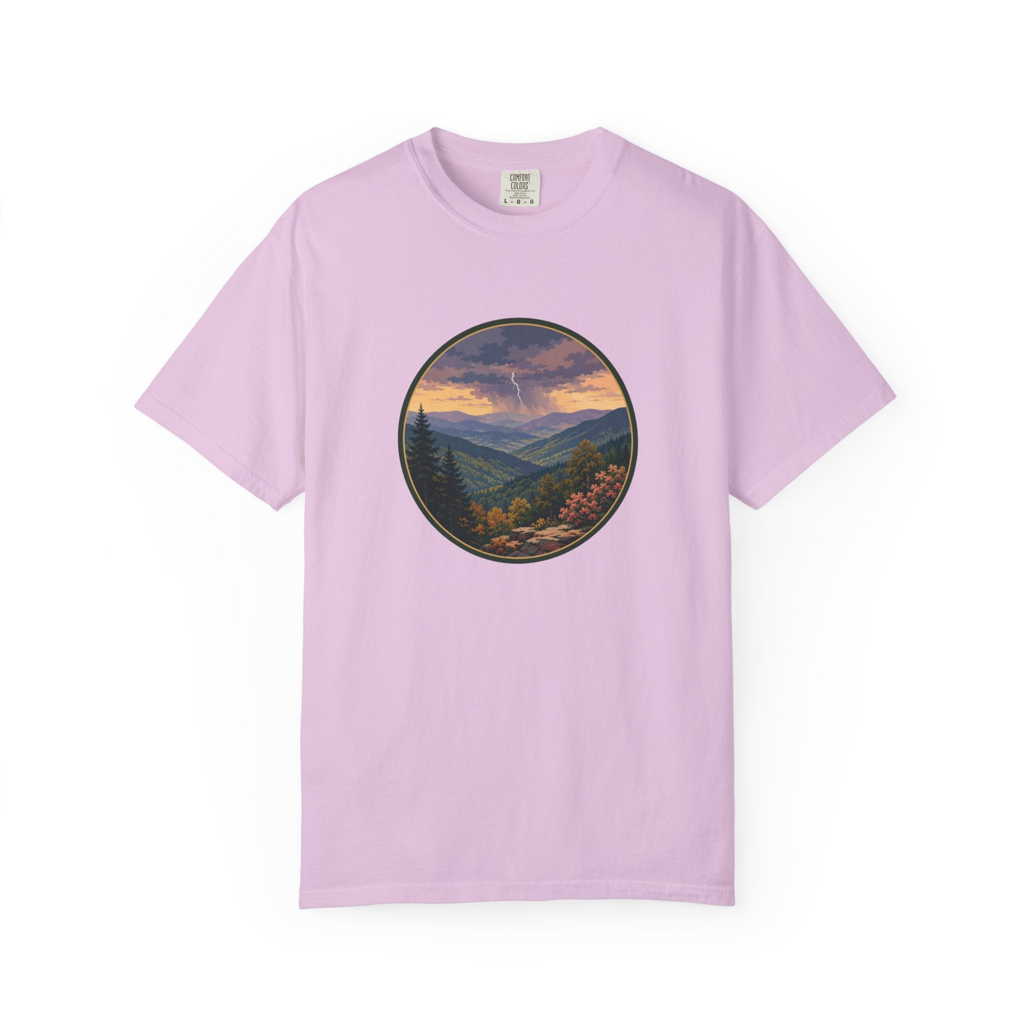 Scenic Blue Ridge Mountain Thunderstorm T-Shirt