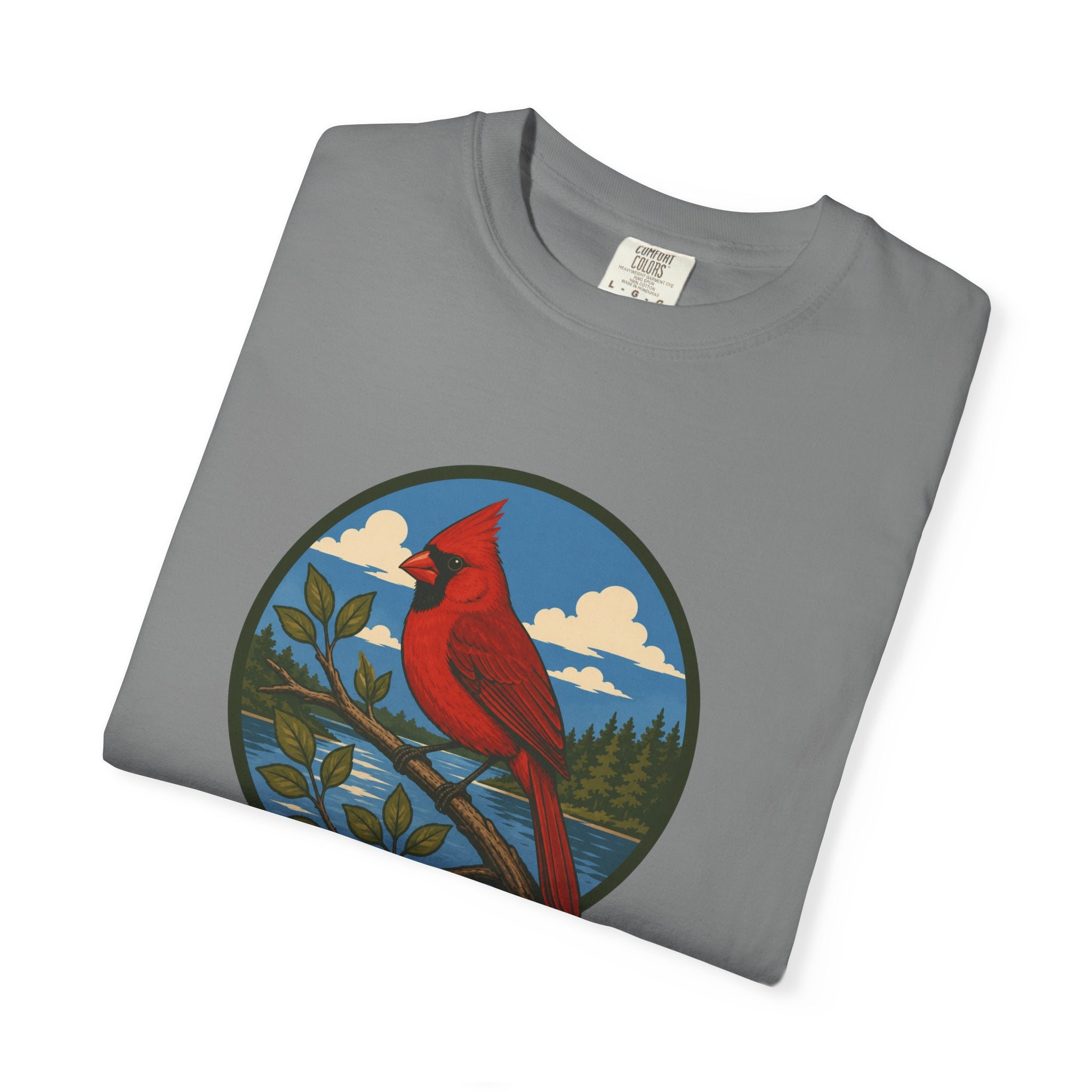Cardinal Nature T-Shirt — Red Cardinal Bird Graphic Tee