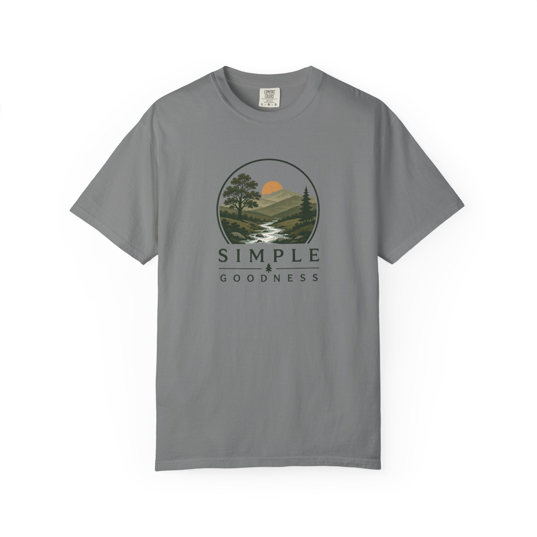 Simple Goodness Logo T-Shirt — Nature Landscape Graphic Tee