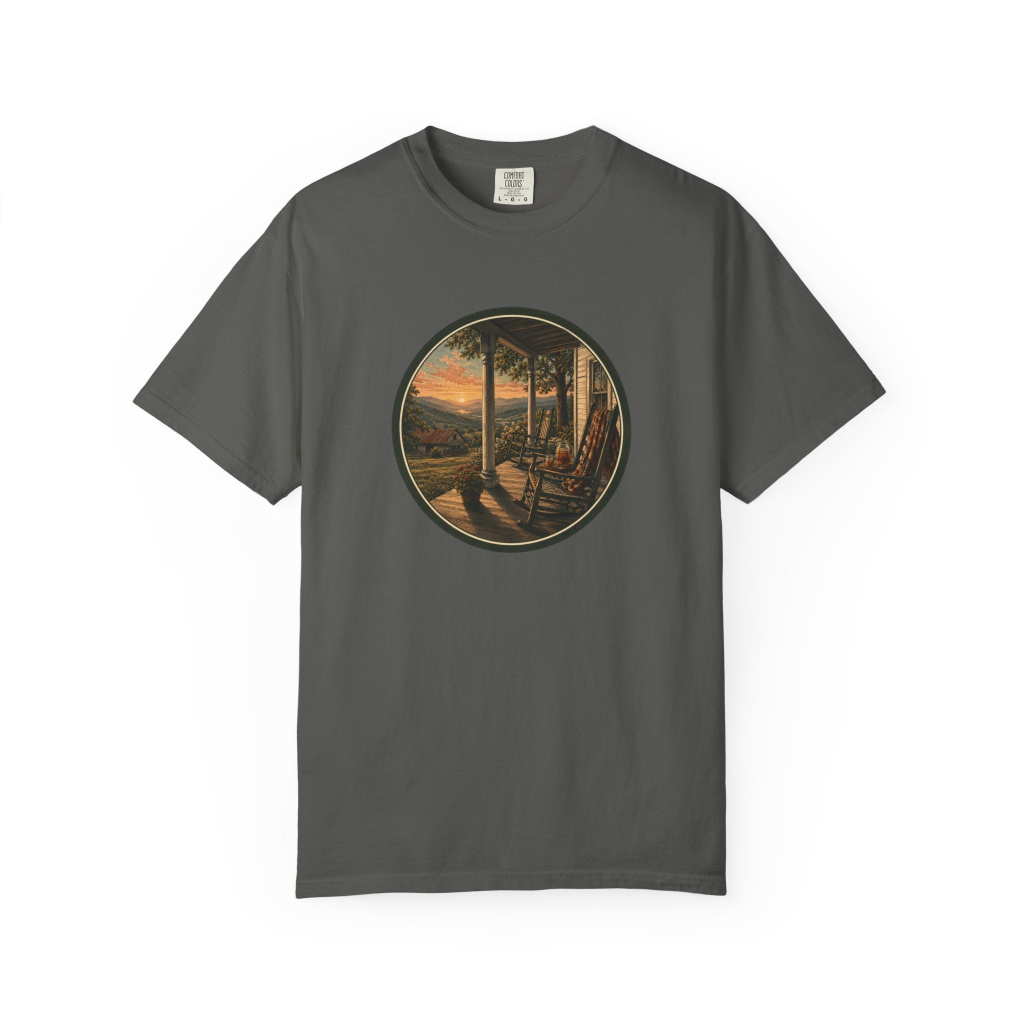Scenic Porch Sunset T-Shirt