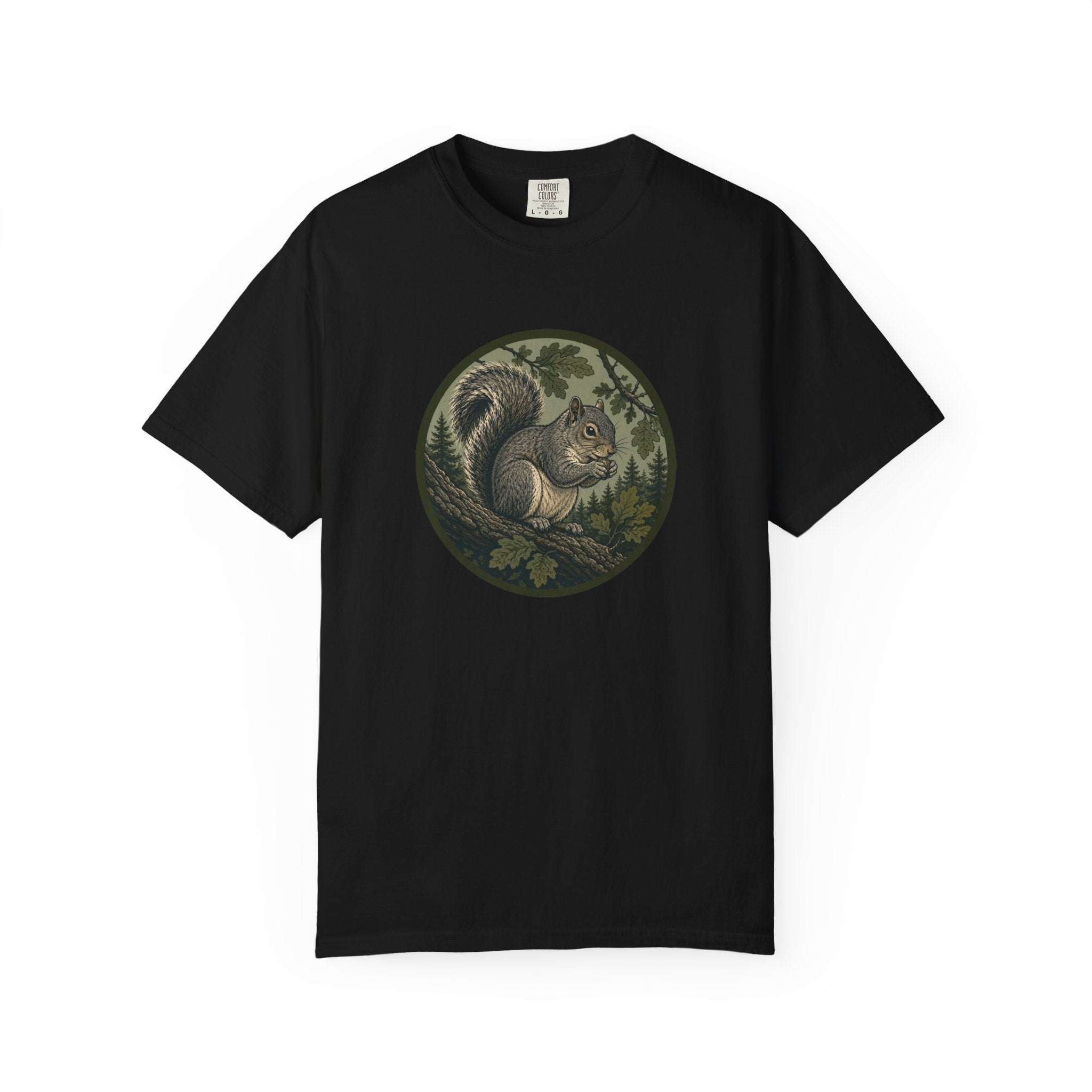 Squirrel Circle Graphic T-Shirt