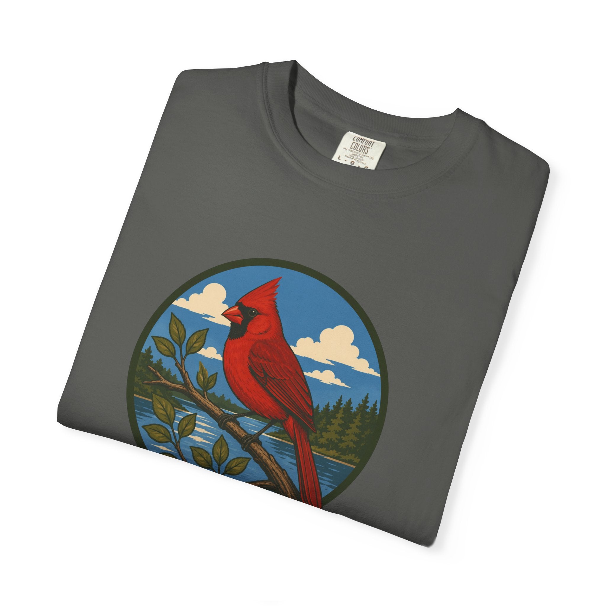 Cardinal Nature T-Shirt — Red Cardinal Bird Graphic Tee