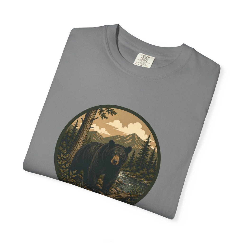 Bear Forest Graphic T-Shirt — Vintage Mountain Wilderness Tee