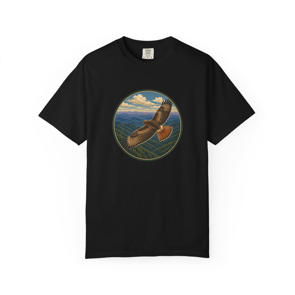 Soaring Hawk T-Shirt — Mountain Flight Graphic Tee