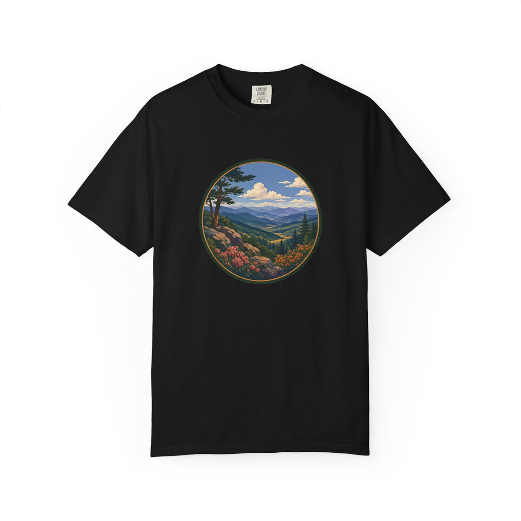 Beautiful Blue Ridge Mountain T-Shirt — Scenic Mountain Landscape Graphic Tee