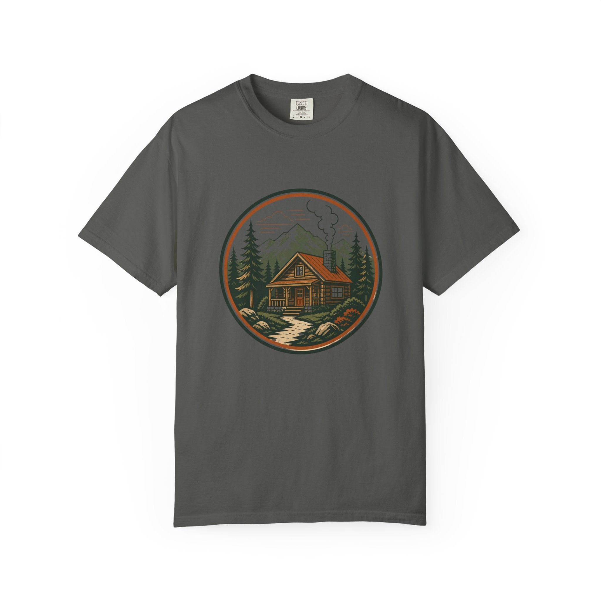 Cabin In The Woods T-Shirt — Rustic Mountain Cabin Graphic Tee