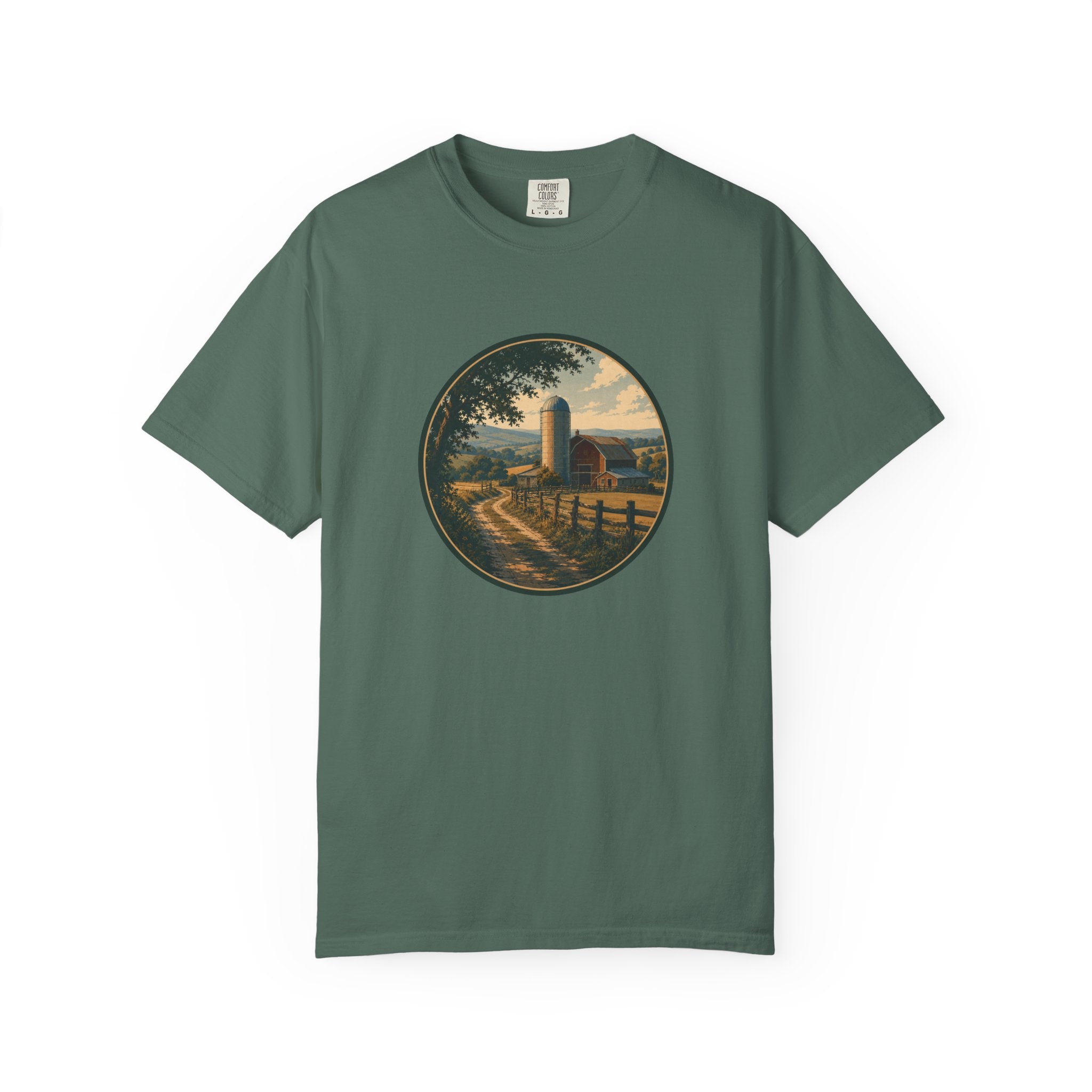 Barn and Farm Country T-Shirt - Vintage Farm Graphic