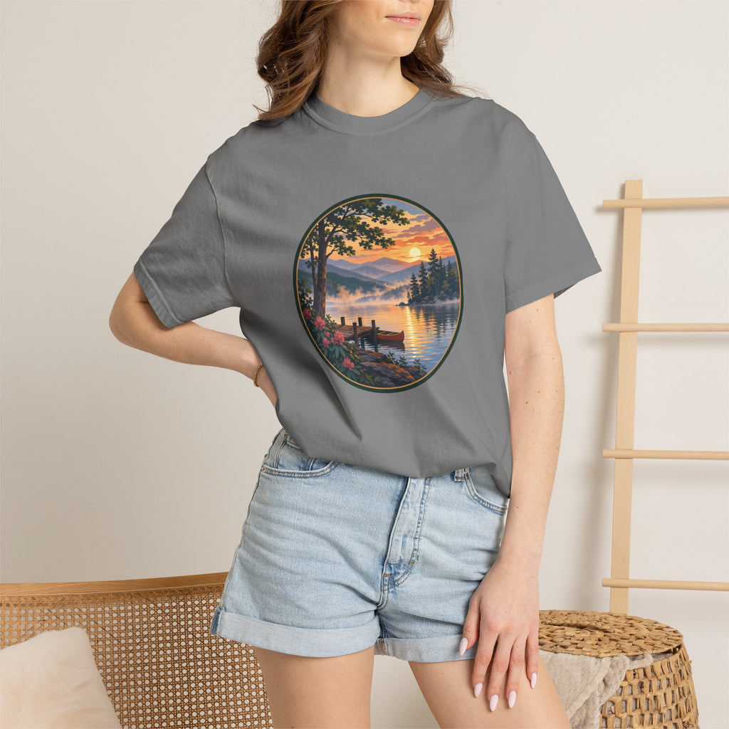 Scenic Lake Sunrise T-Shirt