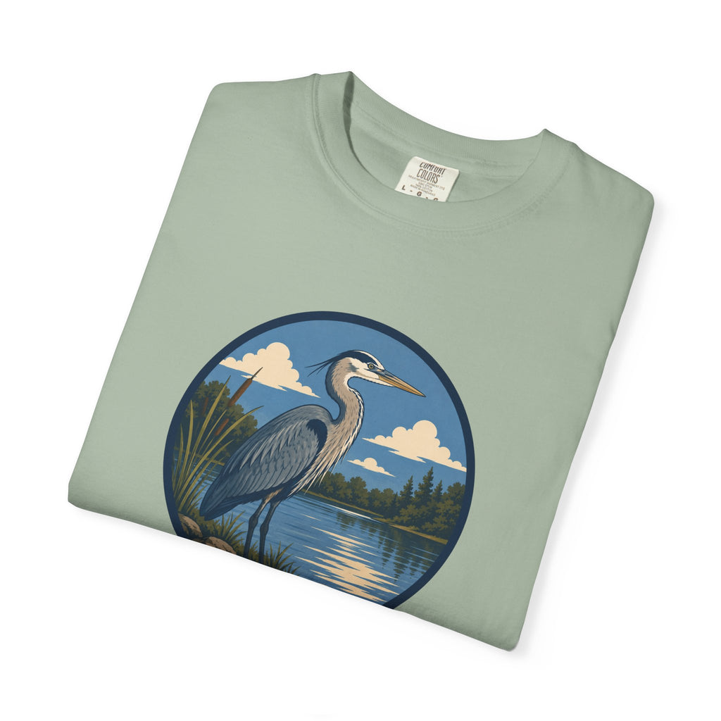 Heron Lake T-Shirt — Scenic Wildlife Nature Tee