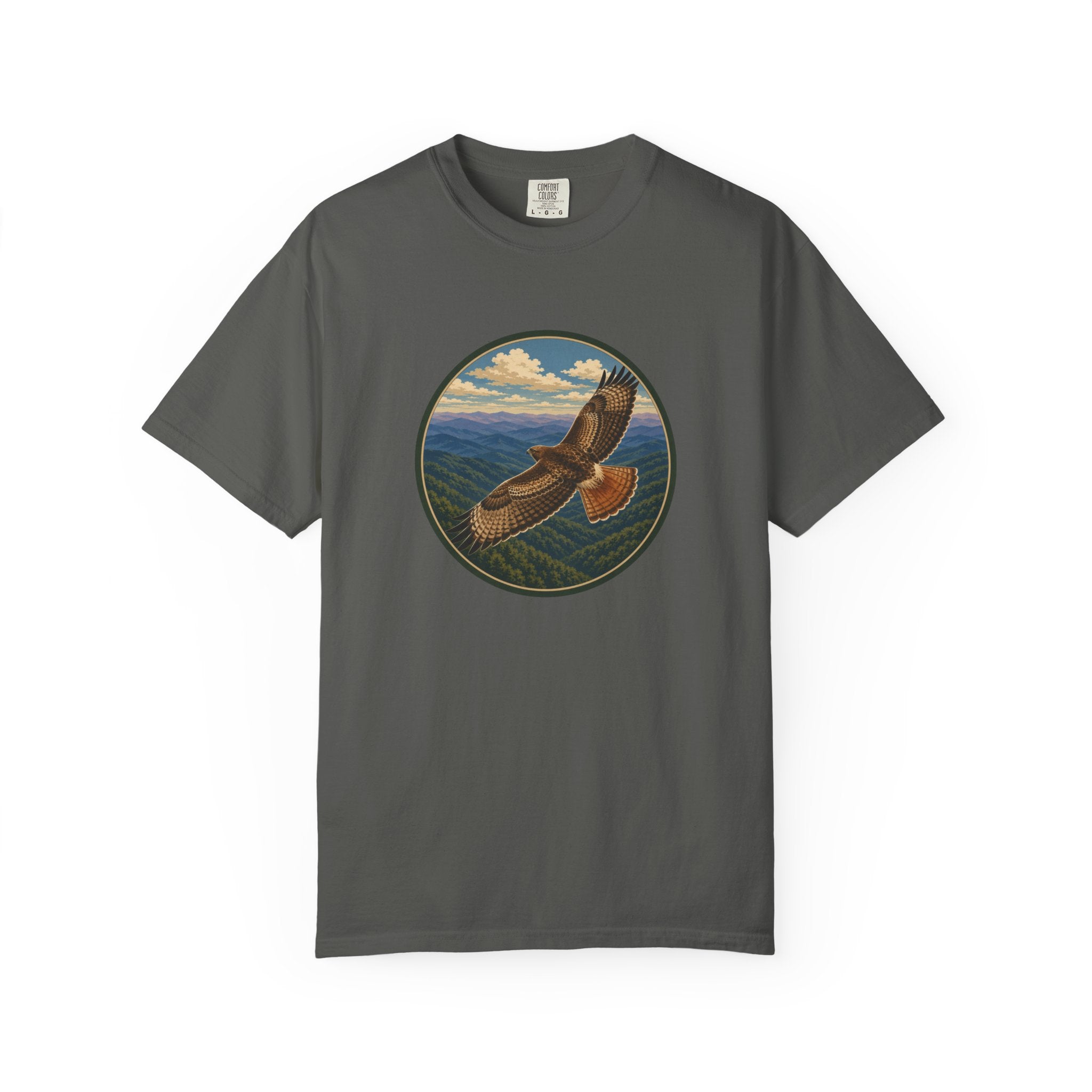 Soaring Hawk T-Shirt — Mountain Flight Graphic Tee