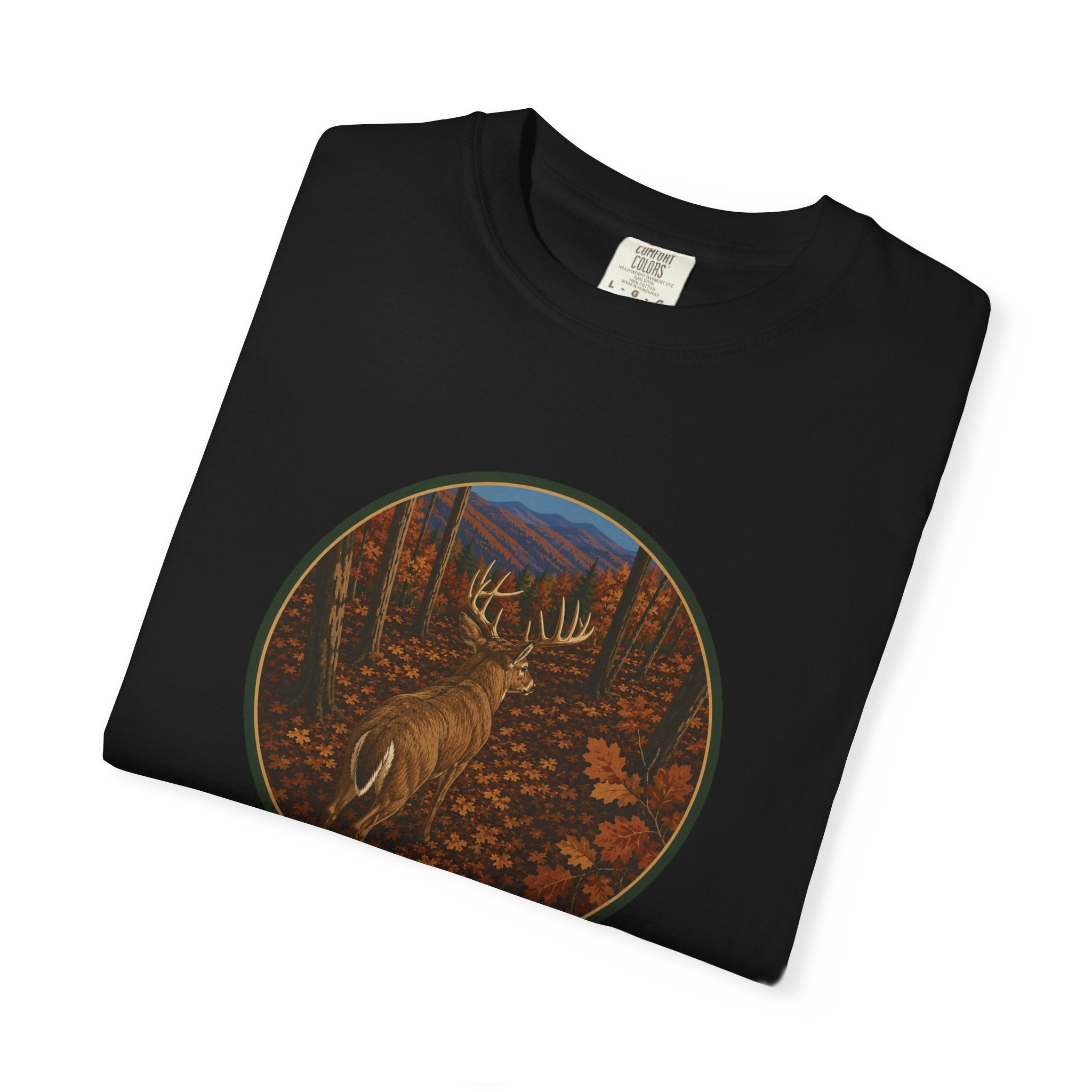 Trophy Whitetail Graphic T-Shirt — Buck in Rut Nature Tee