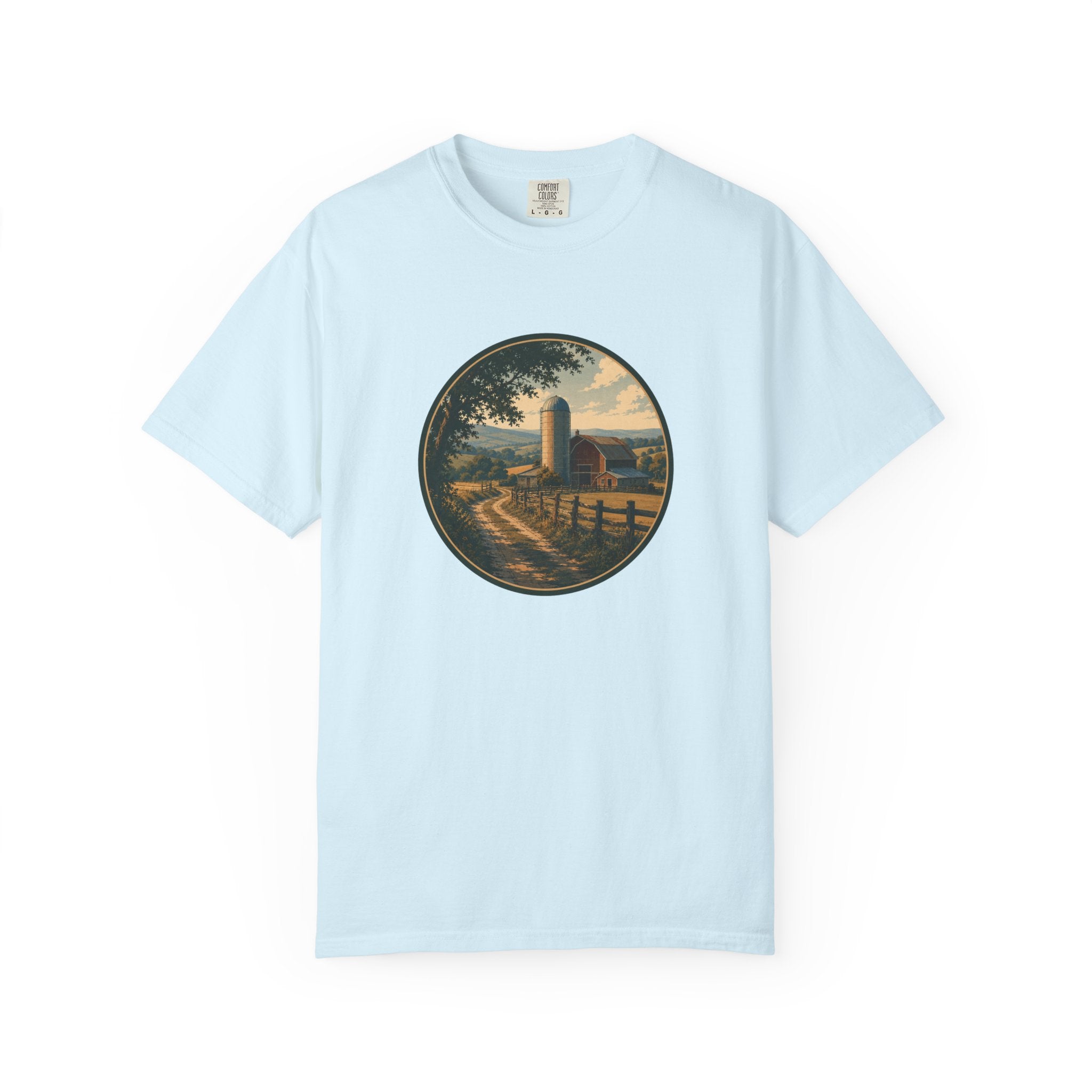 Barn and Farm Country T-Shirt - Vintage Farm Graphic