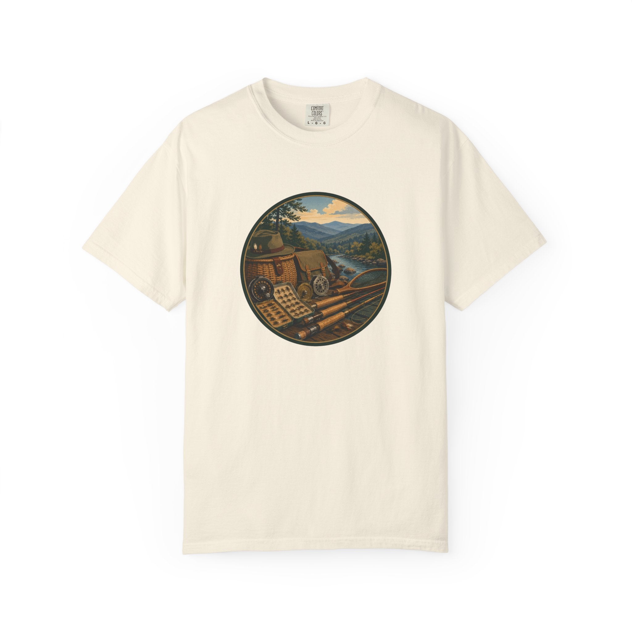 Vintage Fly Fishing T-Shirt — Retro Outdoors Graphic Tee