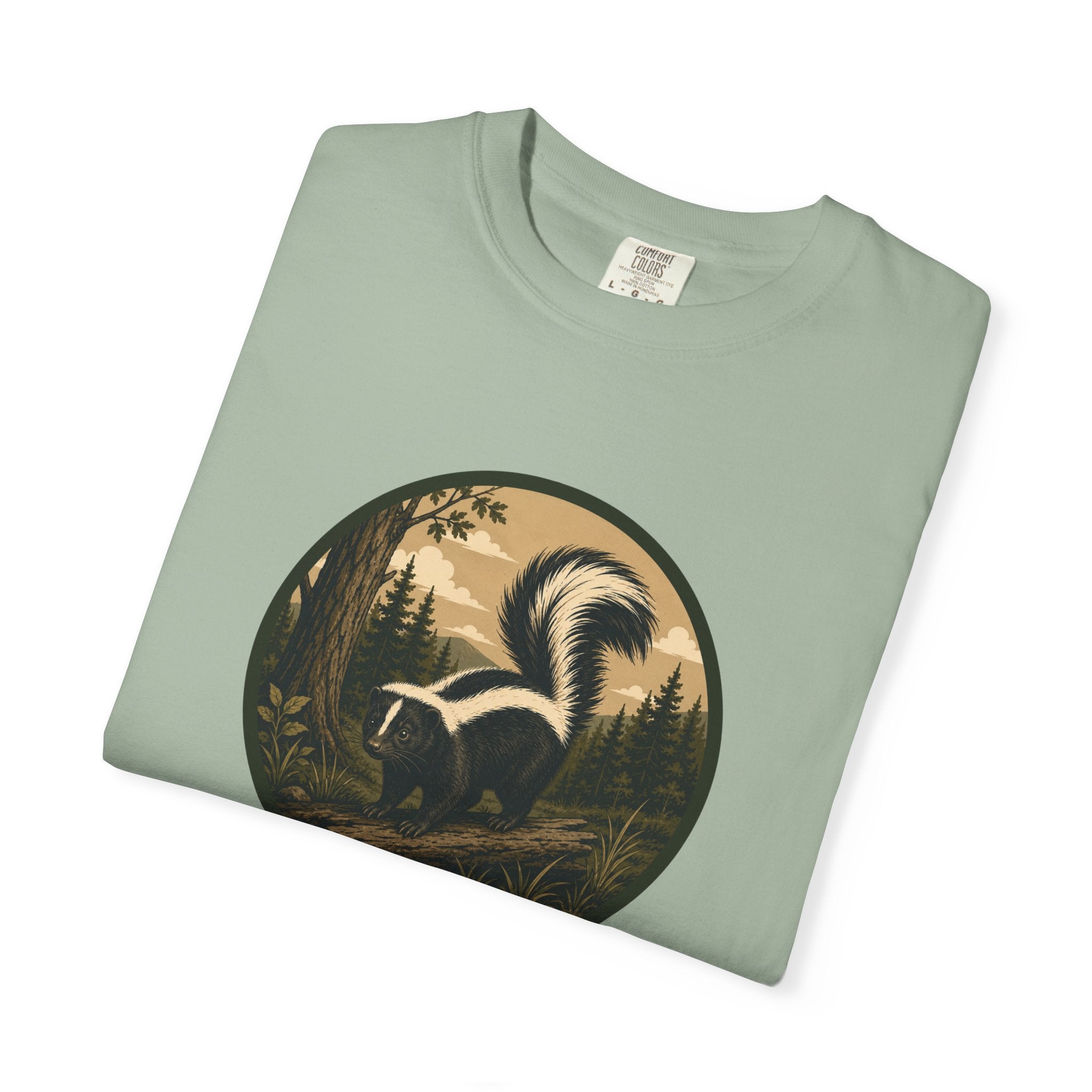 Skunk Forest T-Shirt — Vintage Woodland Wildlife Tee