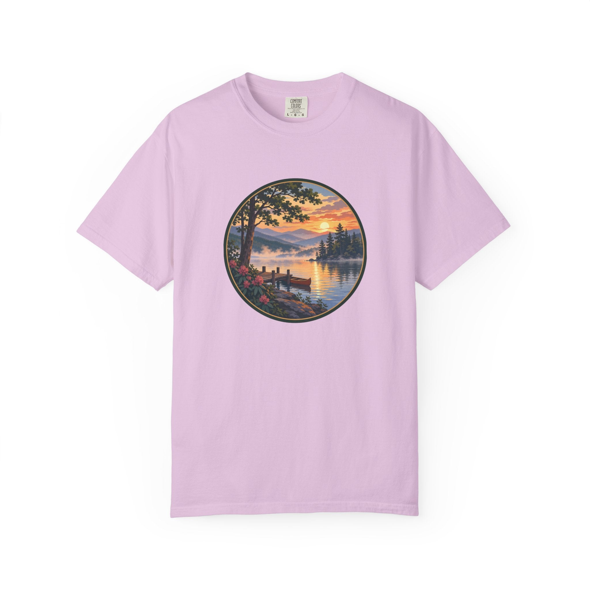 Scenic Lake Sunrise T-Shirt