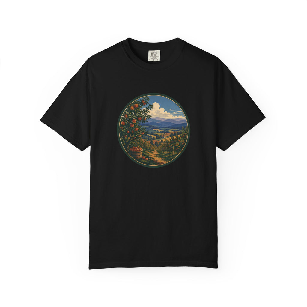Scenic Apple Orchard Landscape T-Shirt