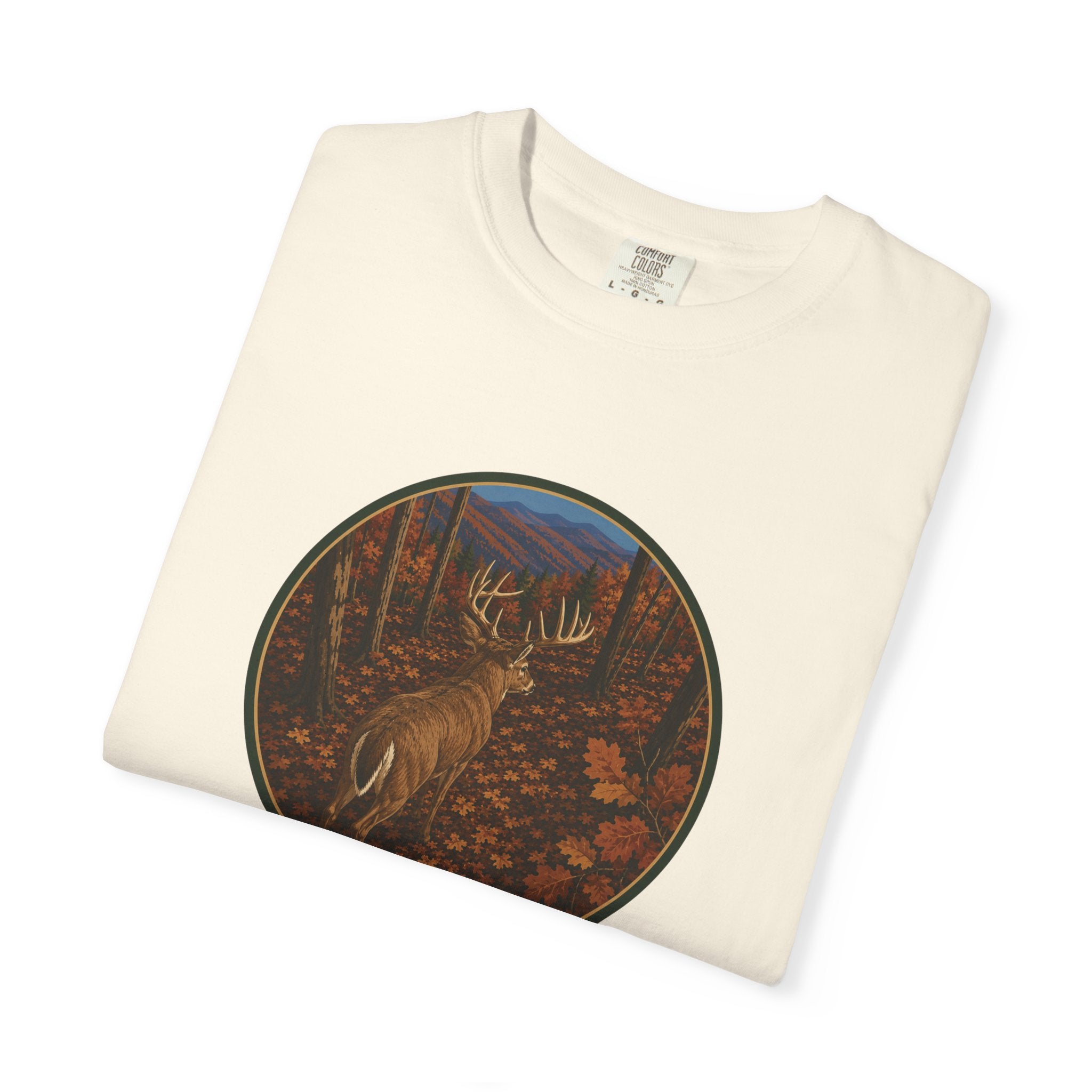 Trophy Whitetail Graphic T-Shirt — Buck in Rut Nature Tee