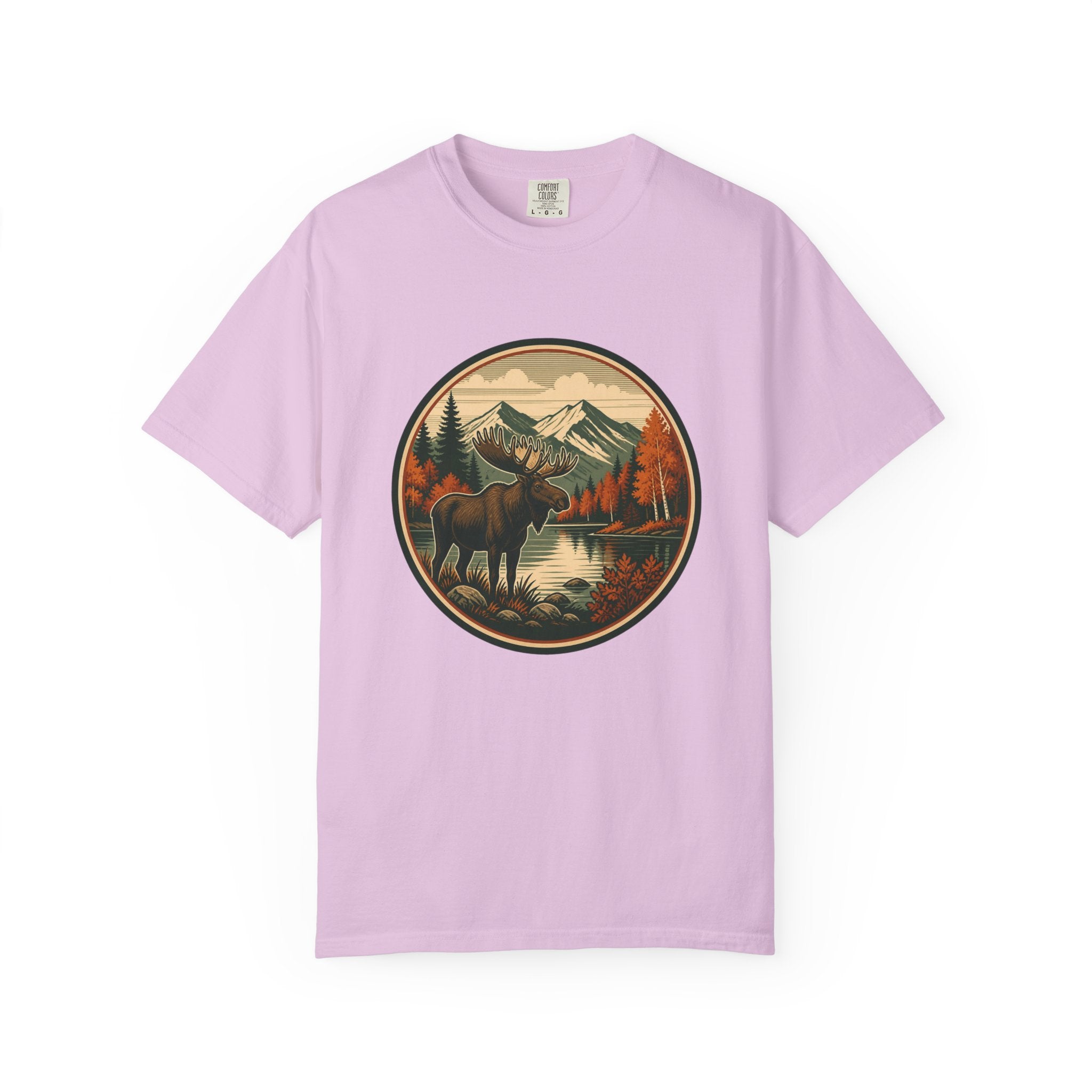 Moose Mountain Scenic T‑Shirt — Vintage Wilderness Camp Tee