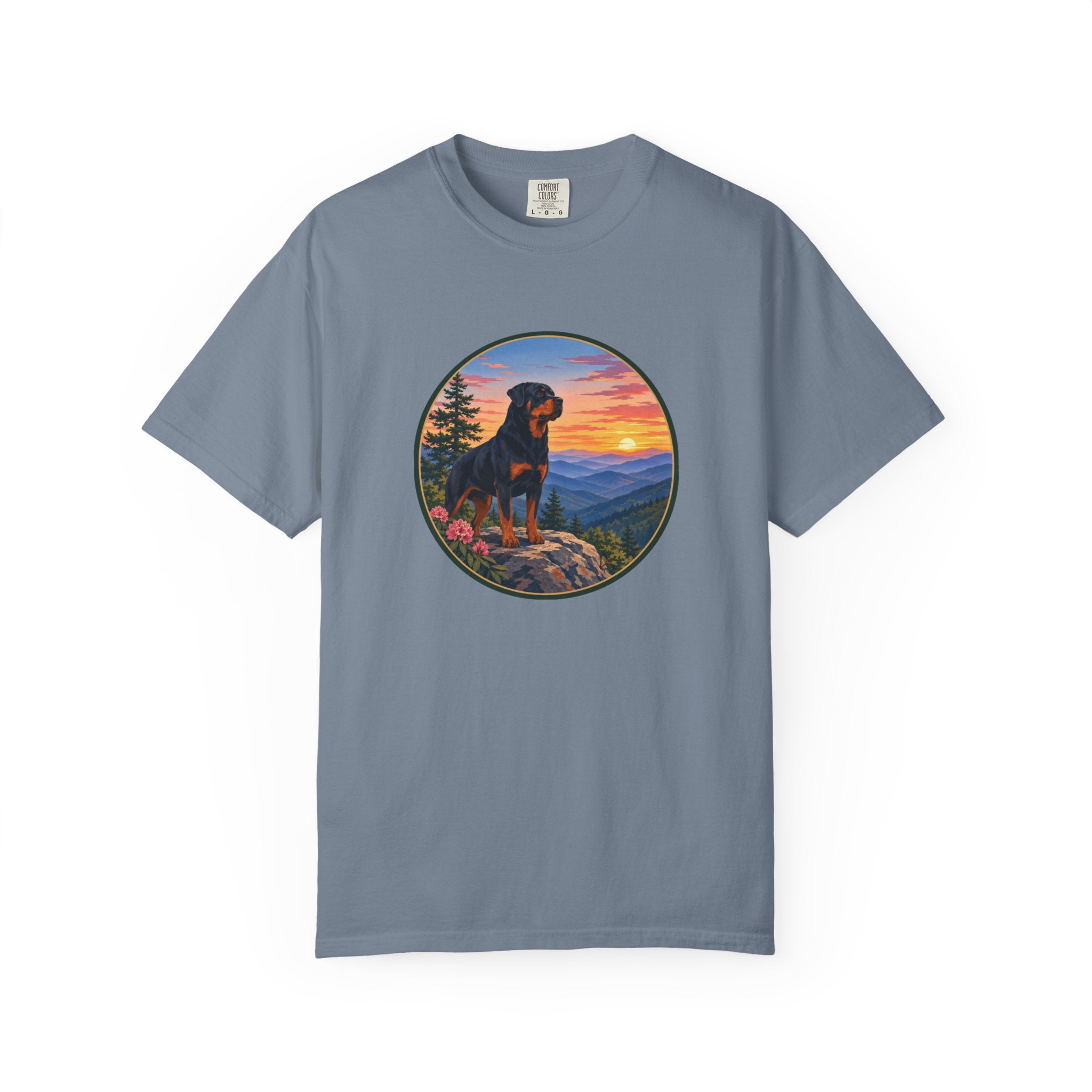 Rottweiler Mountain Sunset T-Shirt