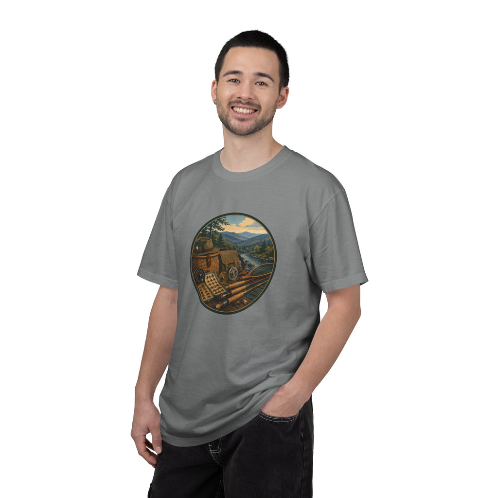 Vintage Fly Fishing T-Shirt — Retro Outdoors Graphic Tee