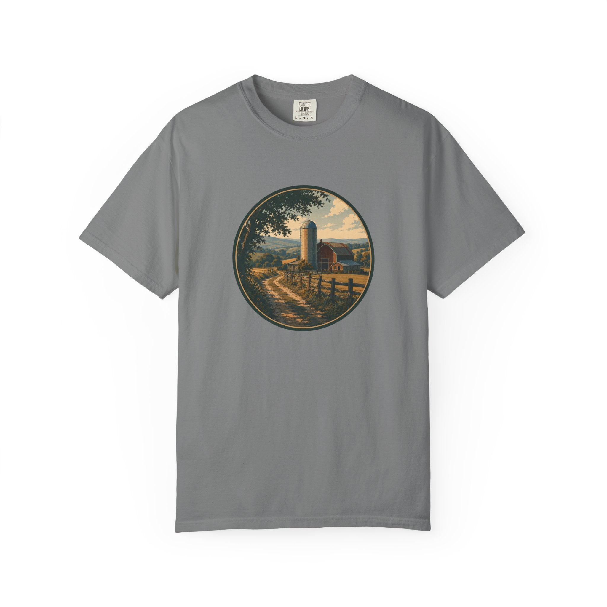 Barn and Farm Country T-Shirt - Vintage Farm Graphic