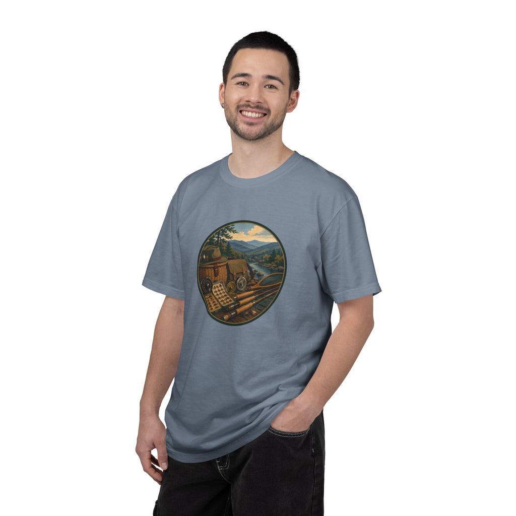 Vintage Fly Fishing T-Shirt — Retro Outdoors Graphic Tee