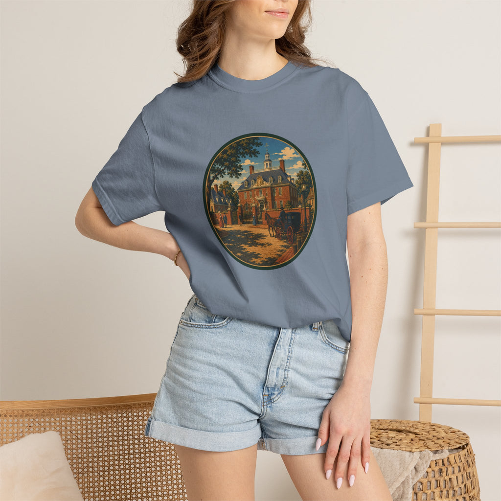 Historic Estate Circle T-Shirt — Colonial Landmark Tee