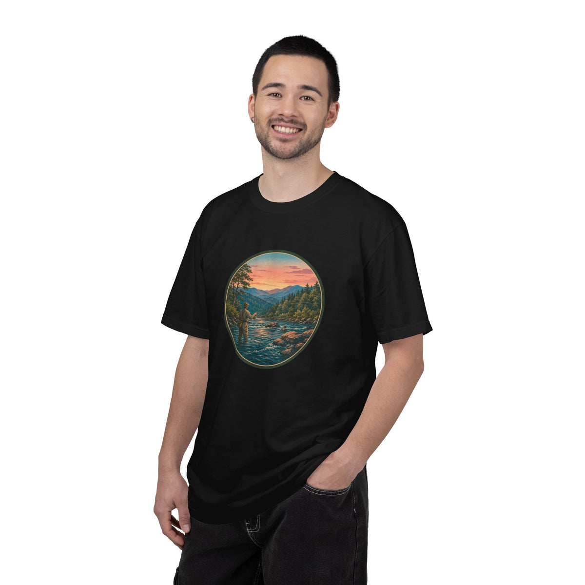 Sunset River Fly Fishing T-Shirt