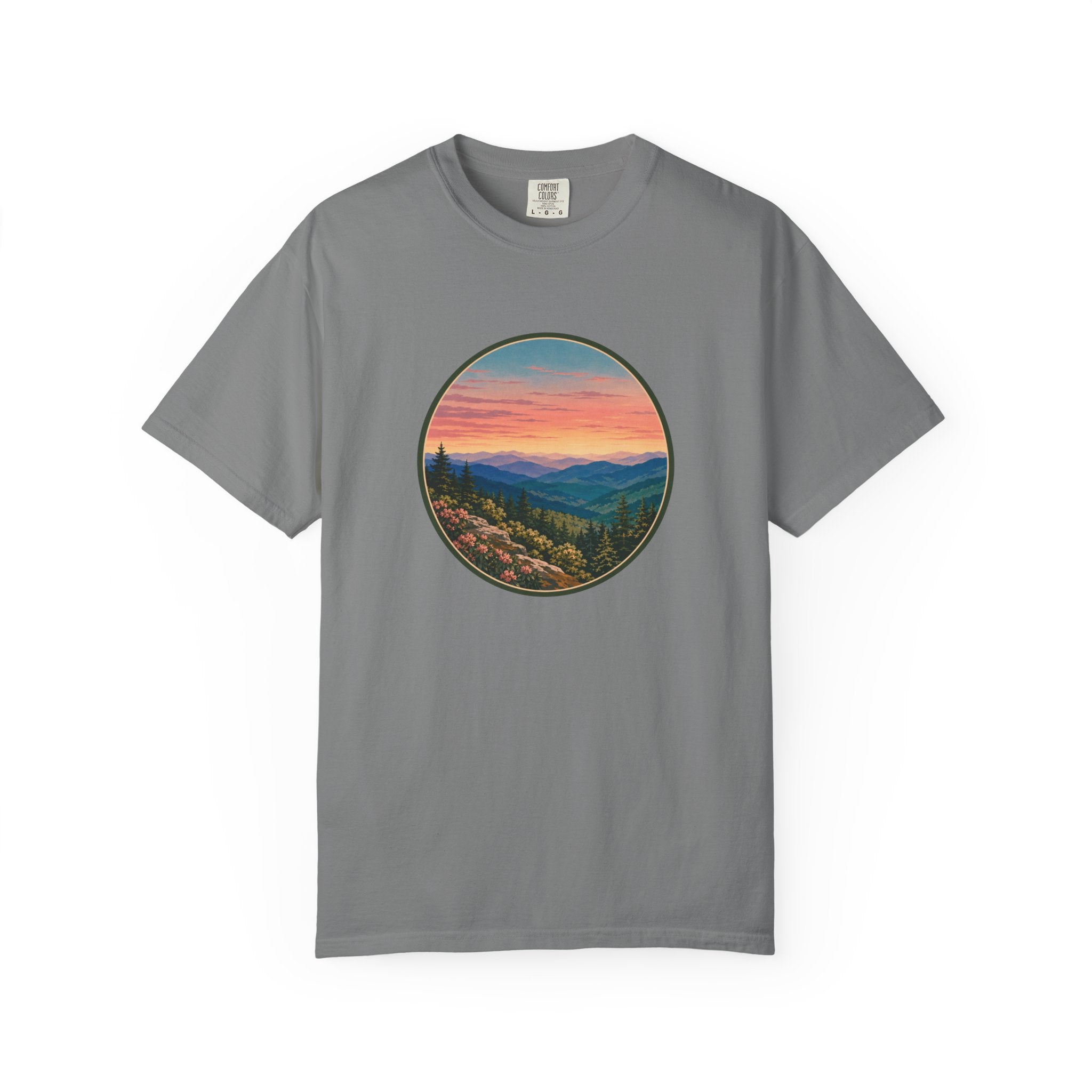 Sunset Mountain Landscape T-Shirt