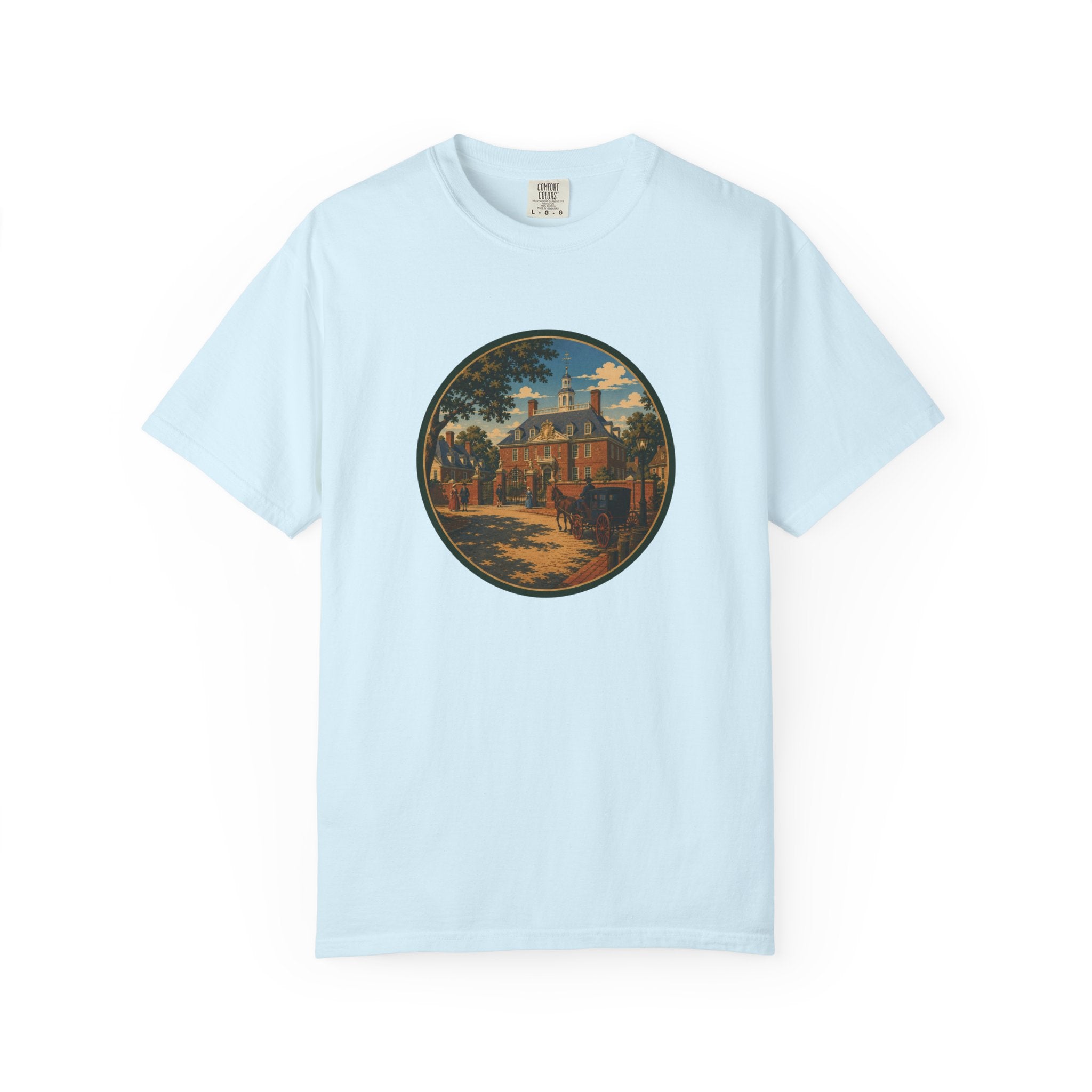 Historic Estate Circle T-Shirt — Colonial Landmark Tee