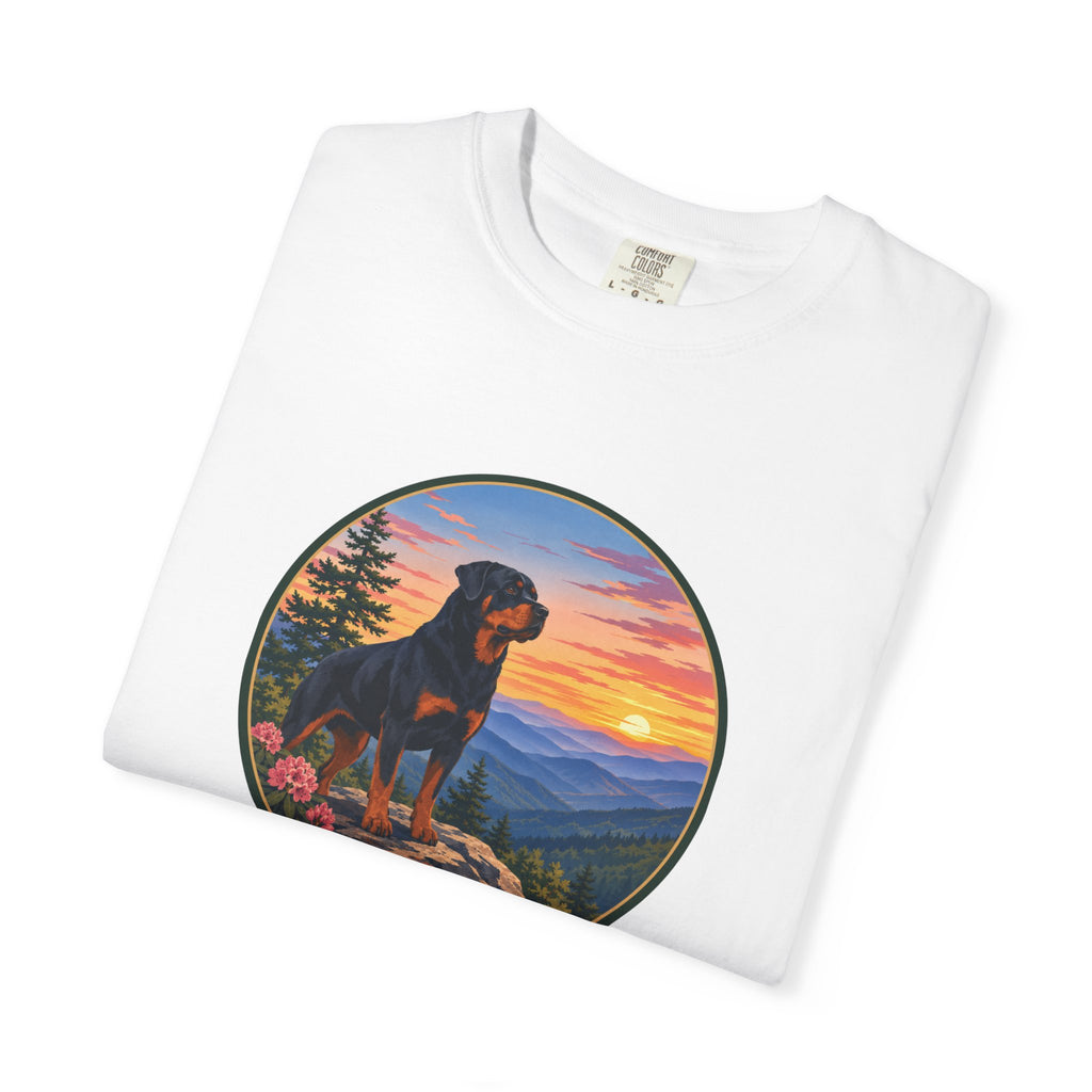 Rottweiler Mountain Sunset T-Shirt