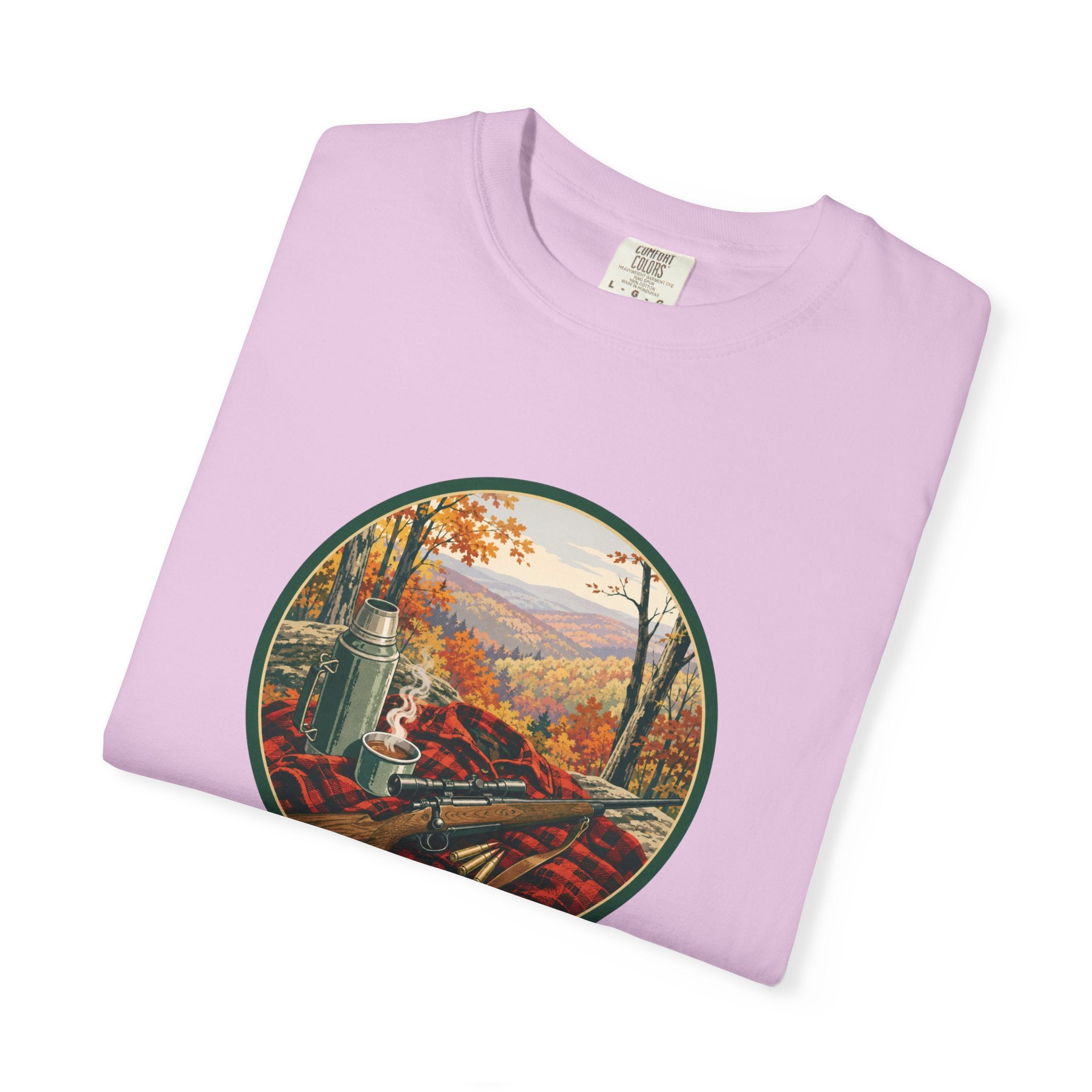 Autumn Hunt Scenic T-Shirt — Vintage Mountain Fall Landscape Tee