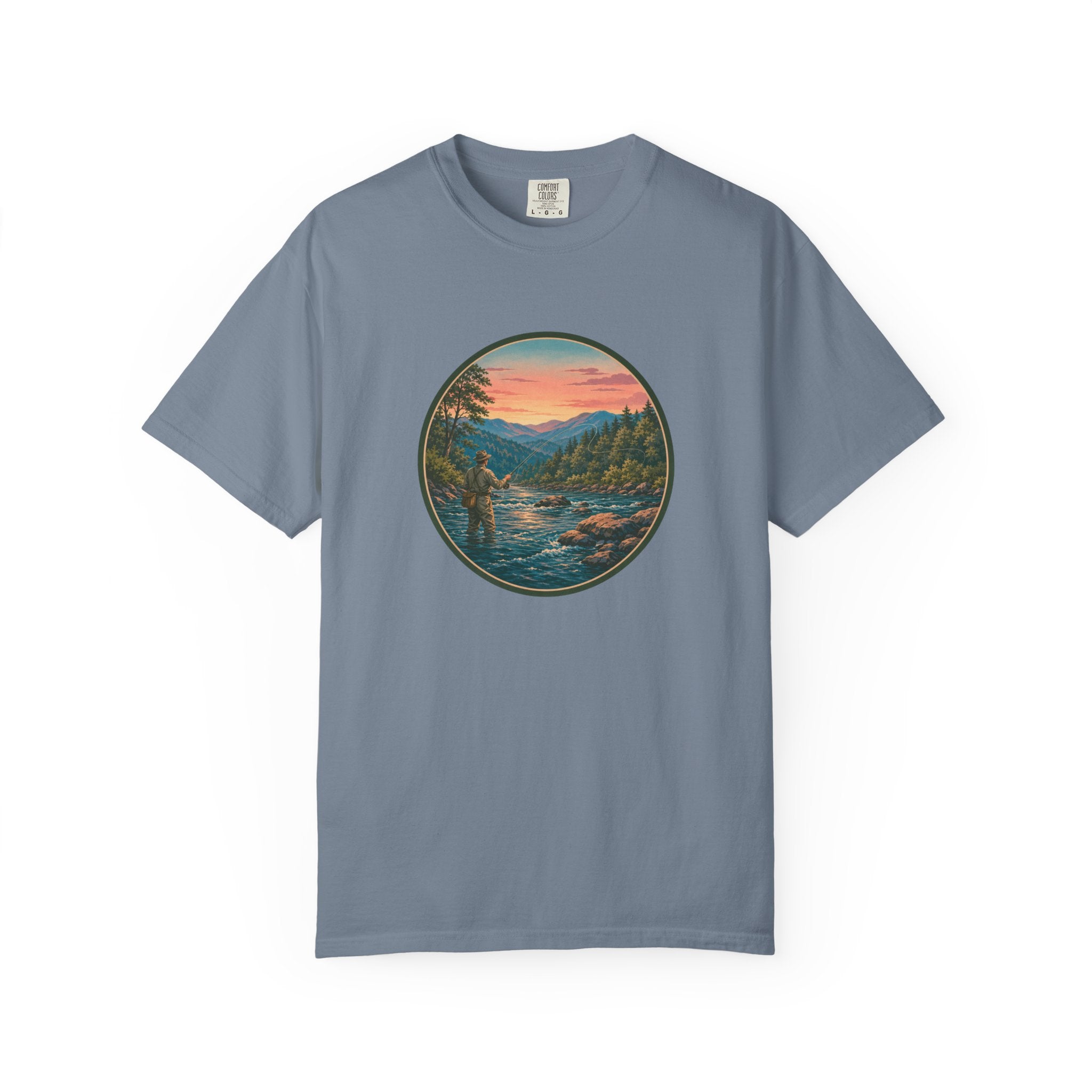 Sunset River Fly Fishing T-Shirt