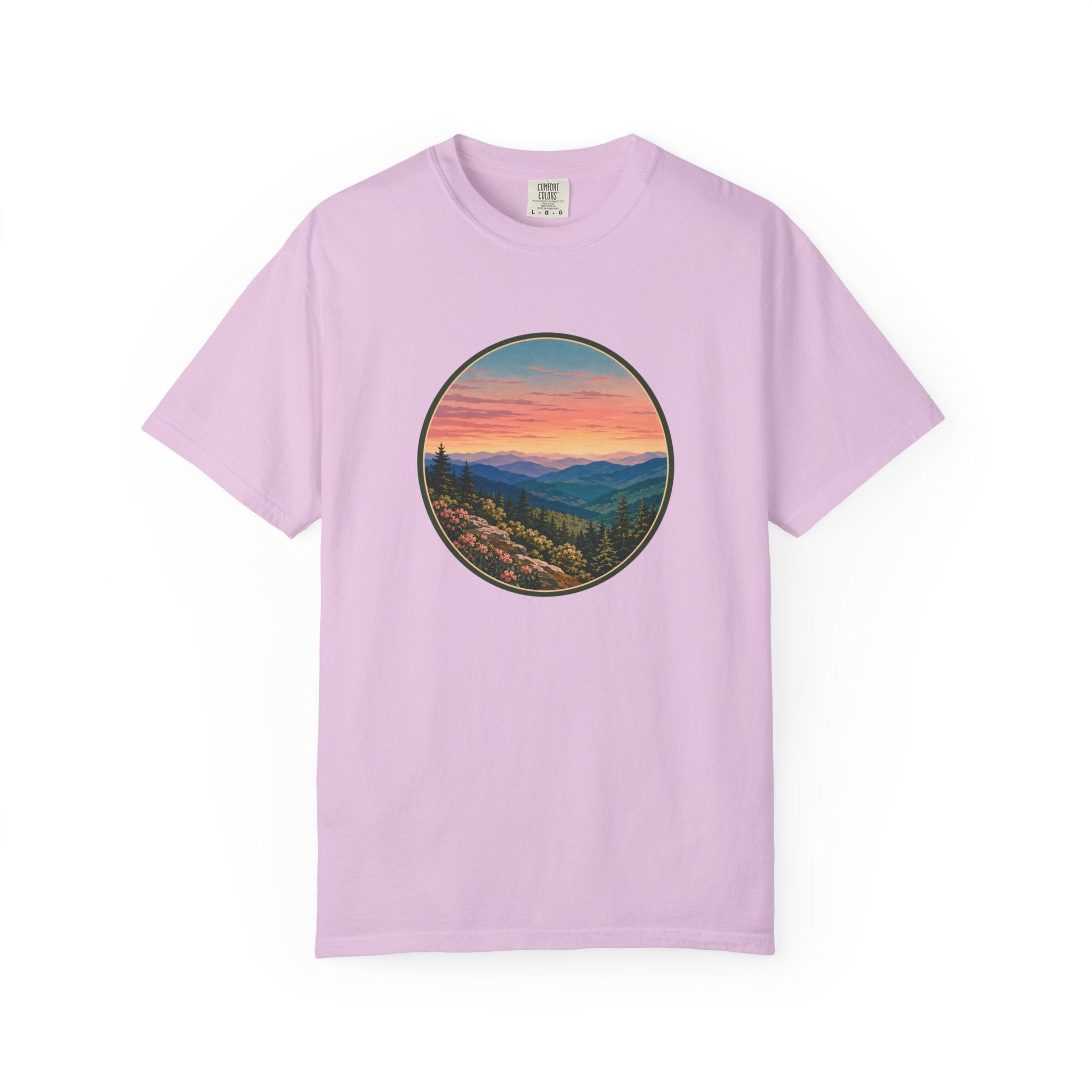 Sunset Mountain Landscape T-Shirt