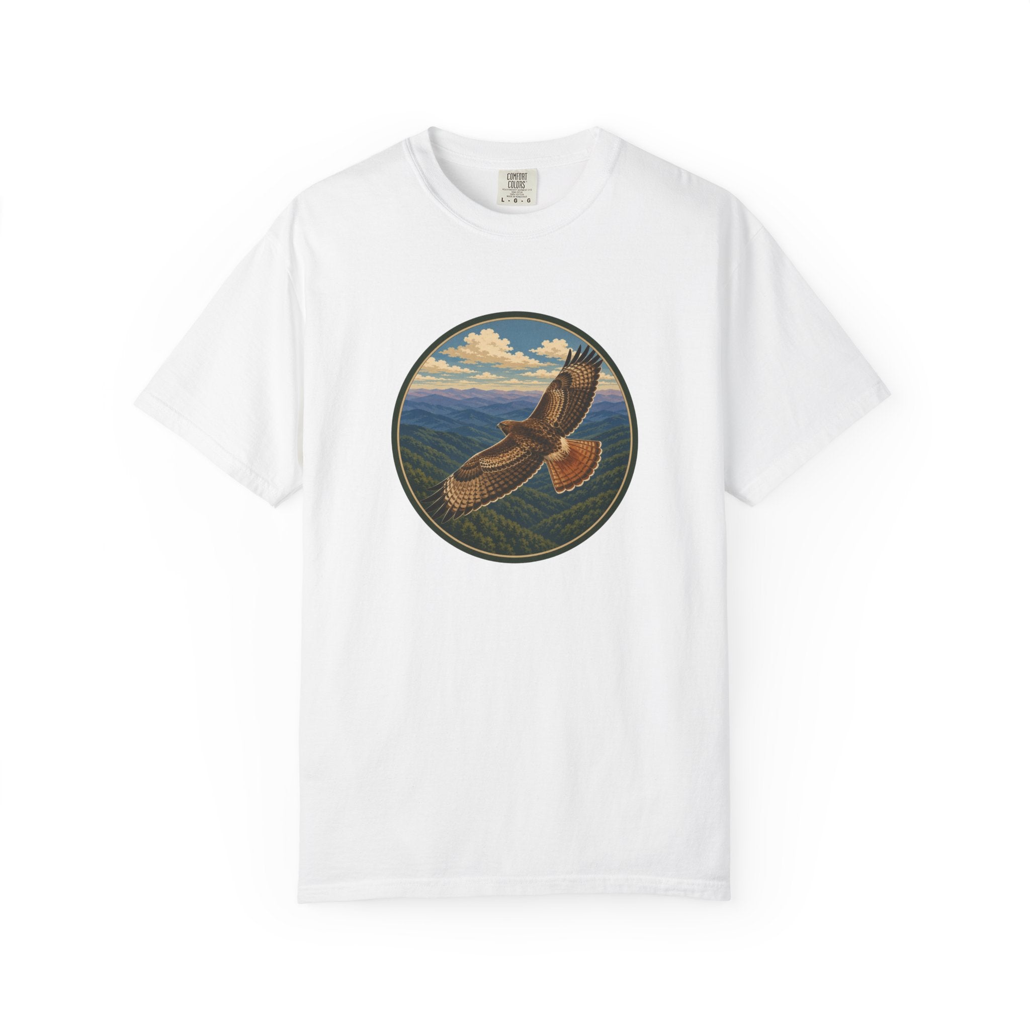 Soaring Hawk T-Shirt — Mountain Flight Graphic Tee