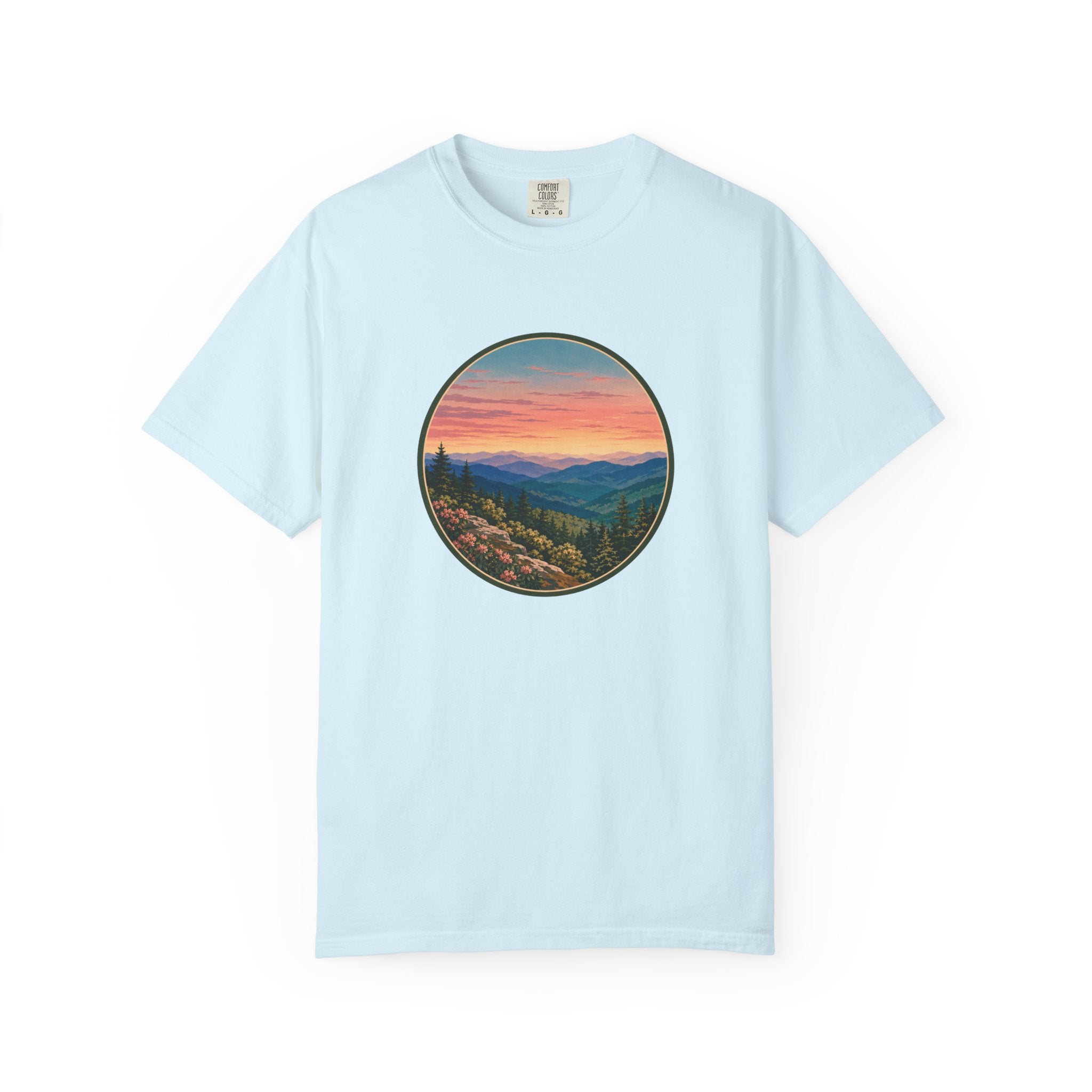Sunset Mountain Landscape T-Shirt