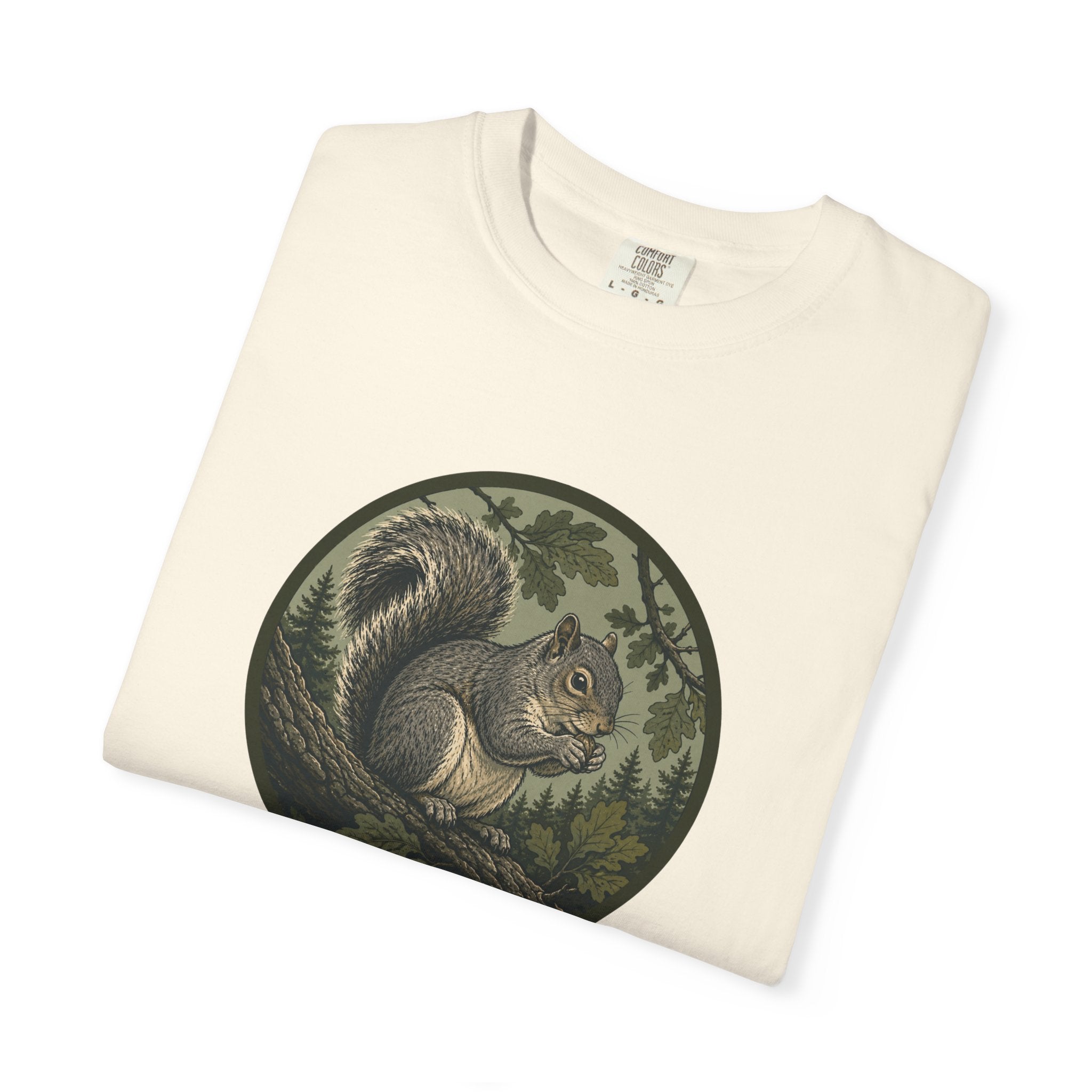 Squirrel Circle Graphic T-Shirt