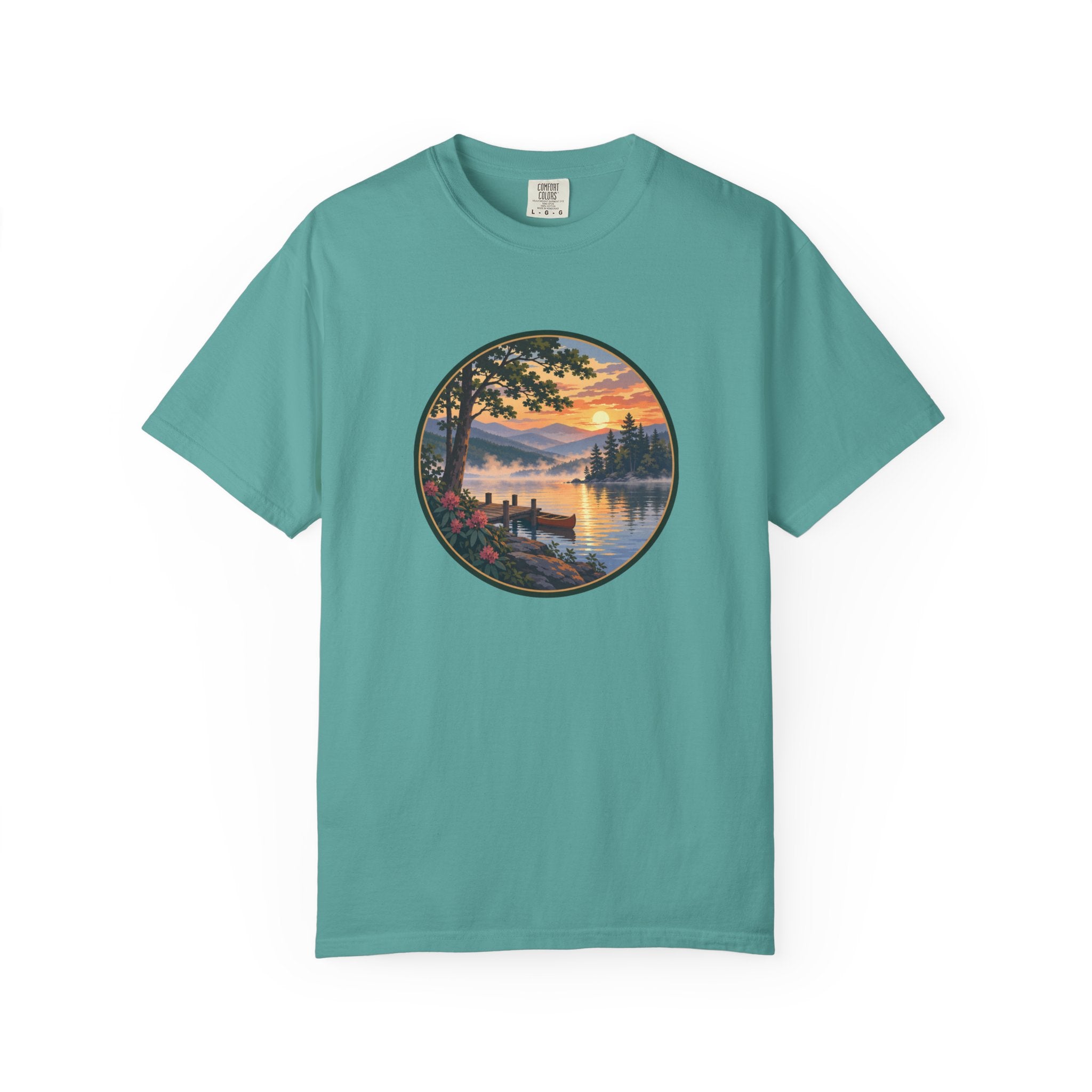 Scenic Lake Sunrise T-Shirt