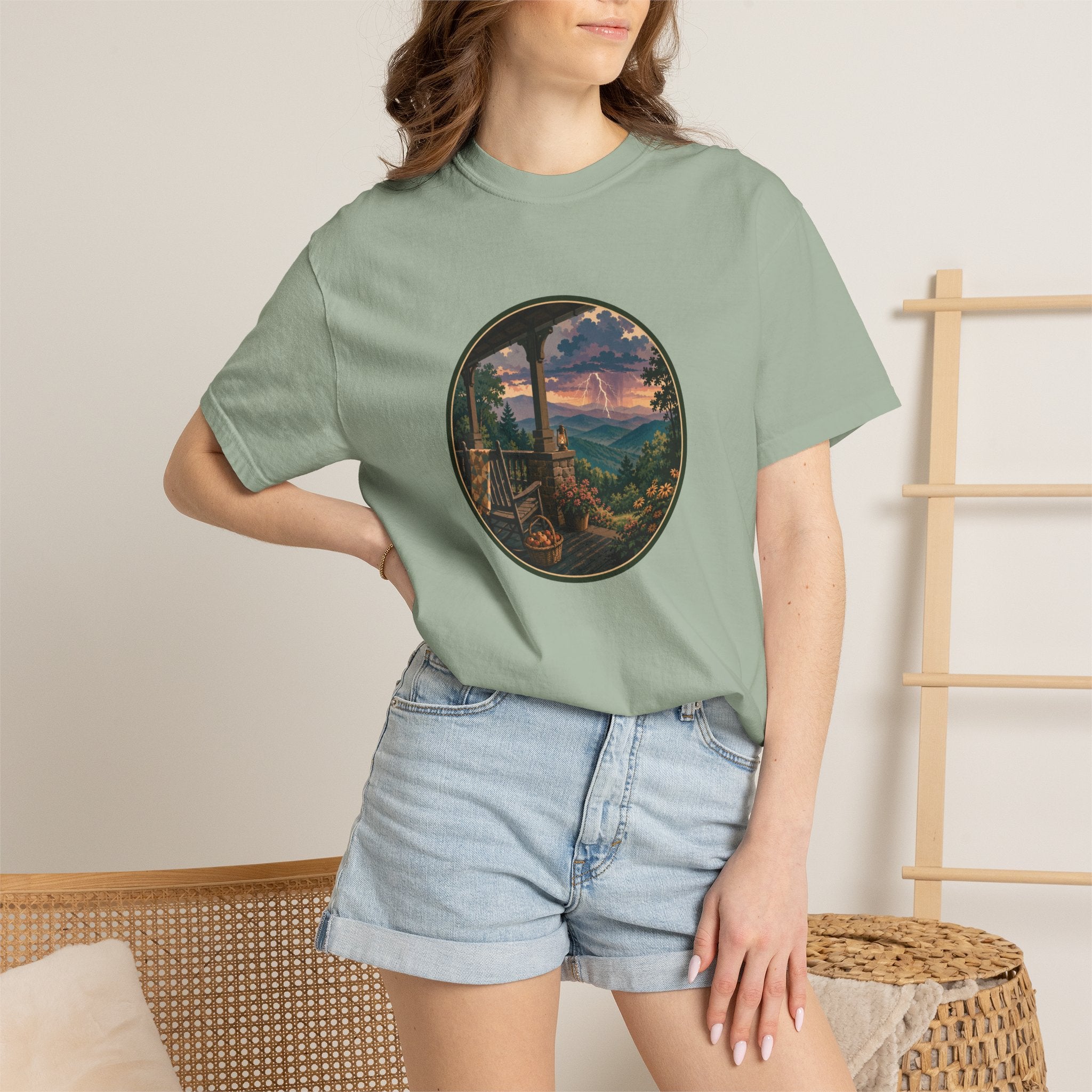 Scenic Mountain Storm T-Shirt