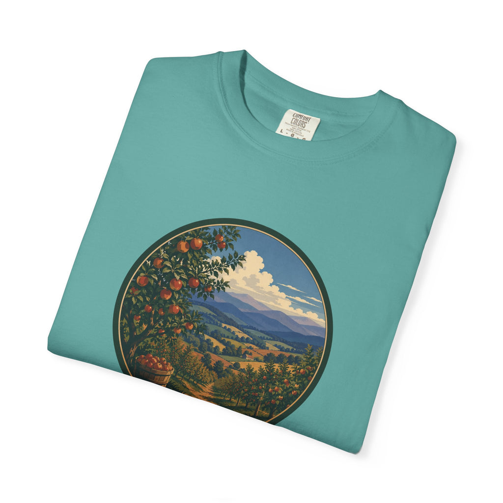 Scenic Apple Orchard Landscape T-Shirt