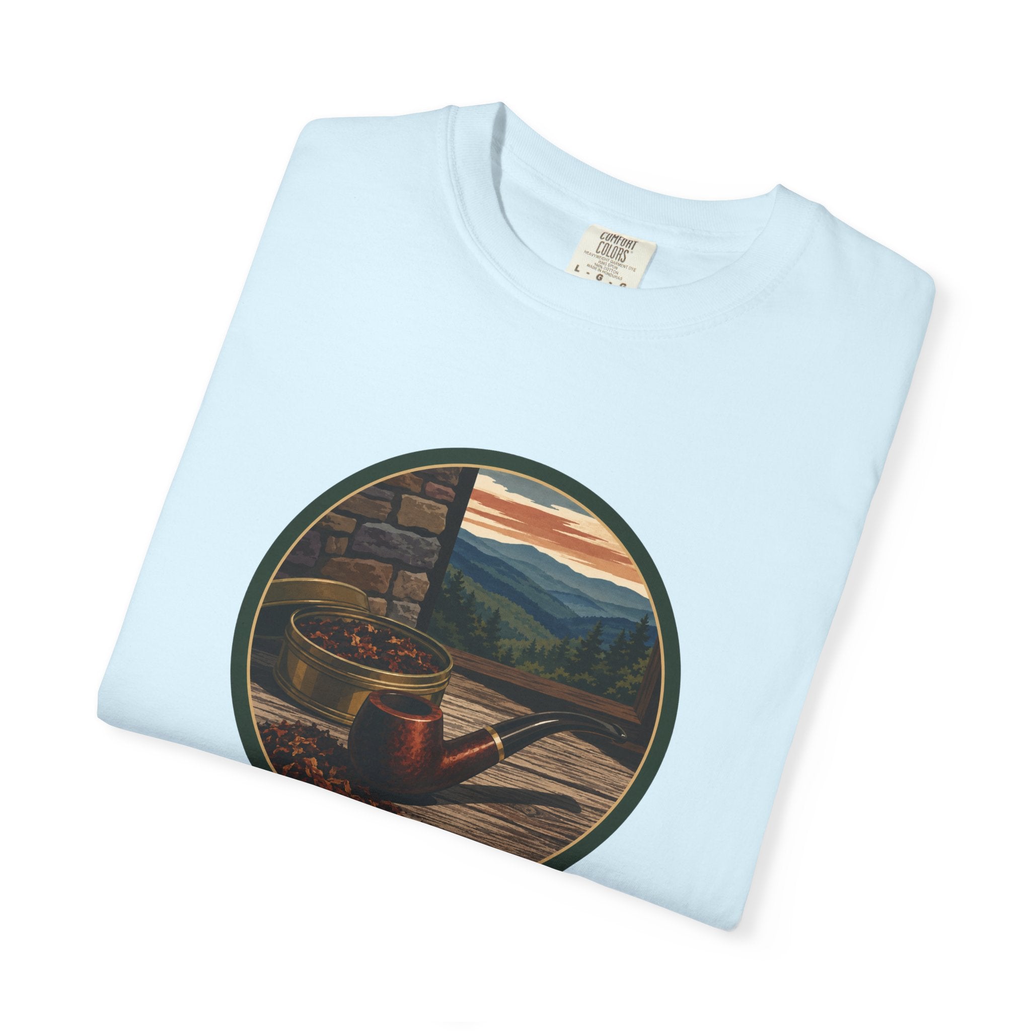 Vintage Tobacco Pipe Circle T-Shirt