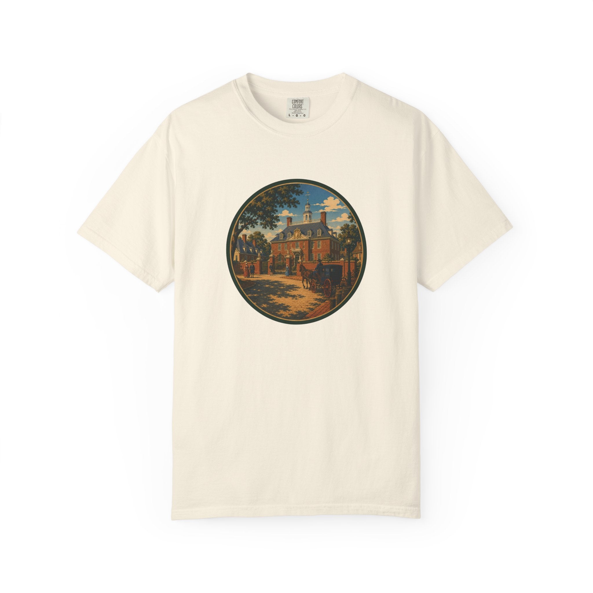 Historic Estate Circle T-Shirt — Colonial Landmark Tee